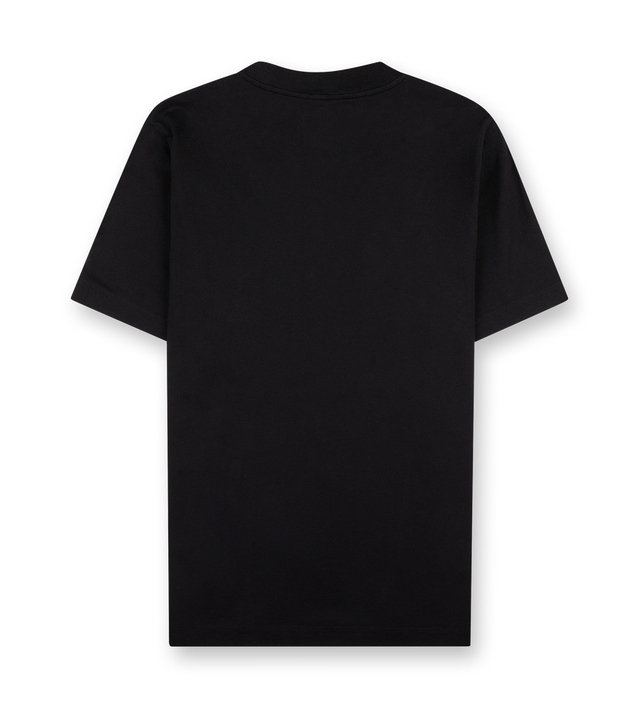 Fluted Logo T-shirt Black