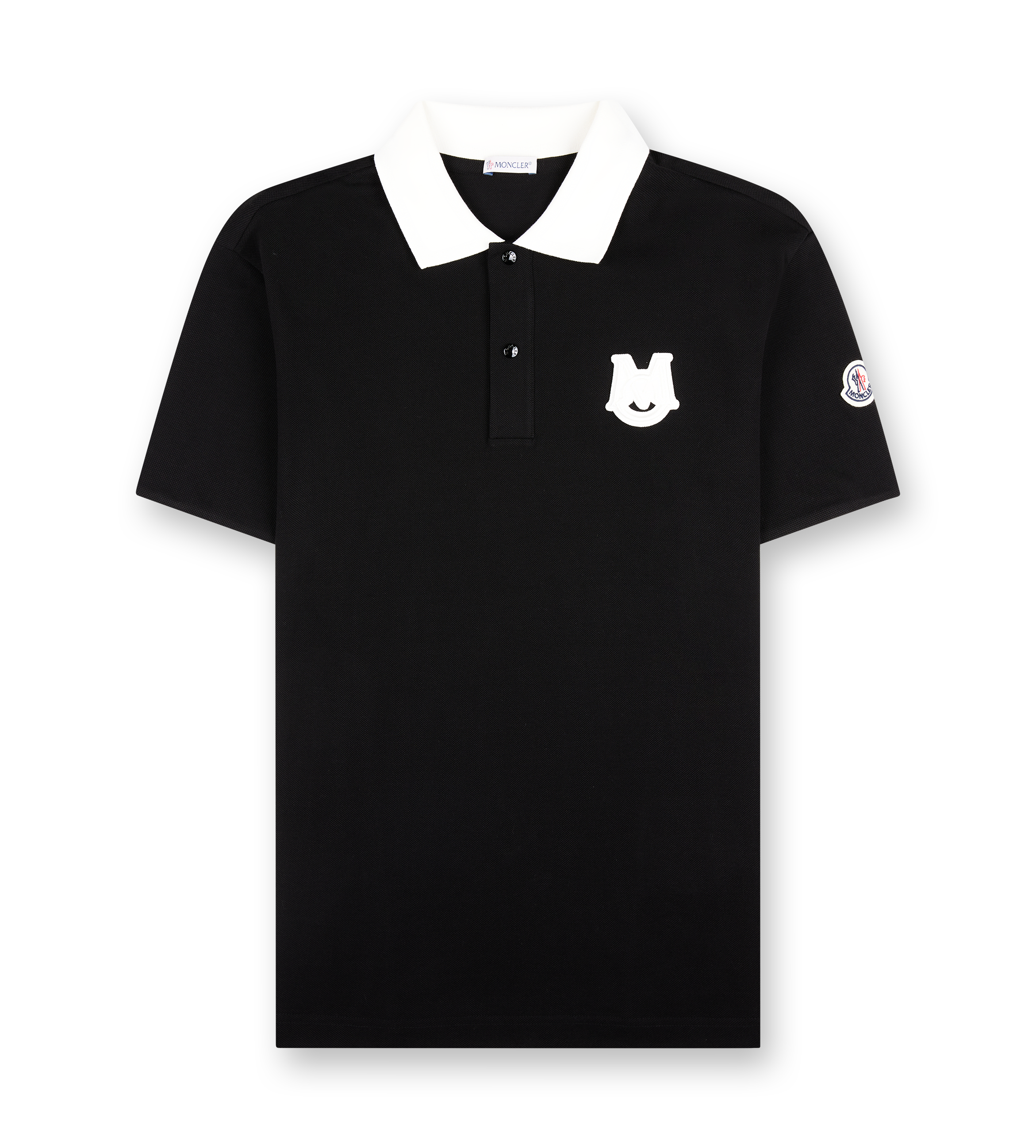 Monogram Polo T-shirt Black