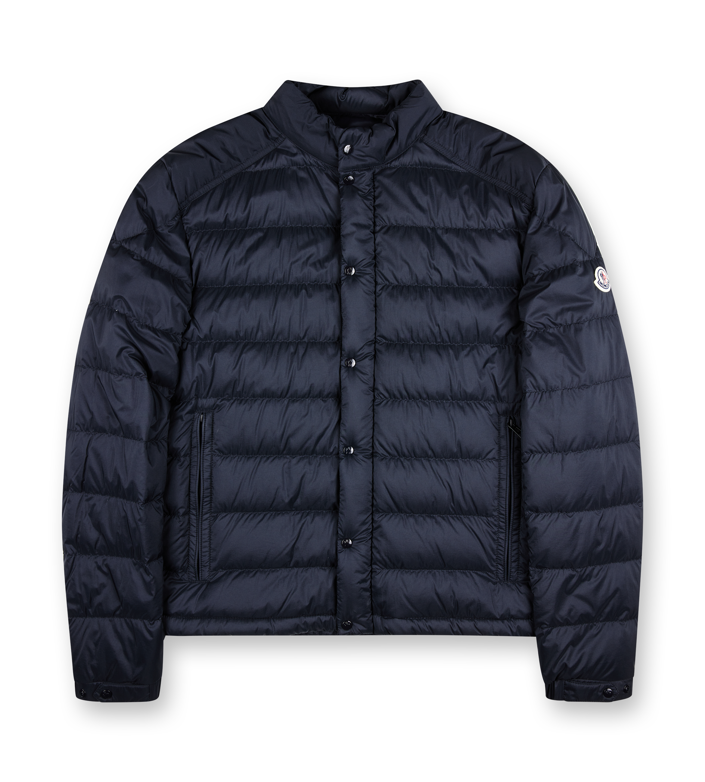 Selves Short Down Jacket Navy Blue