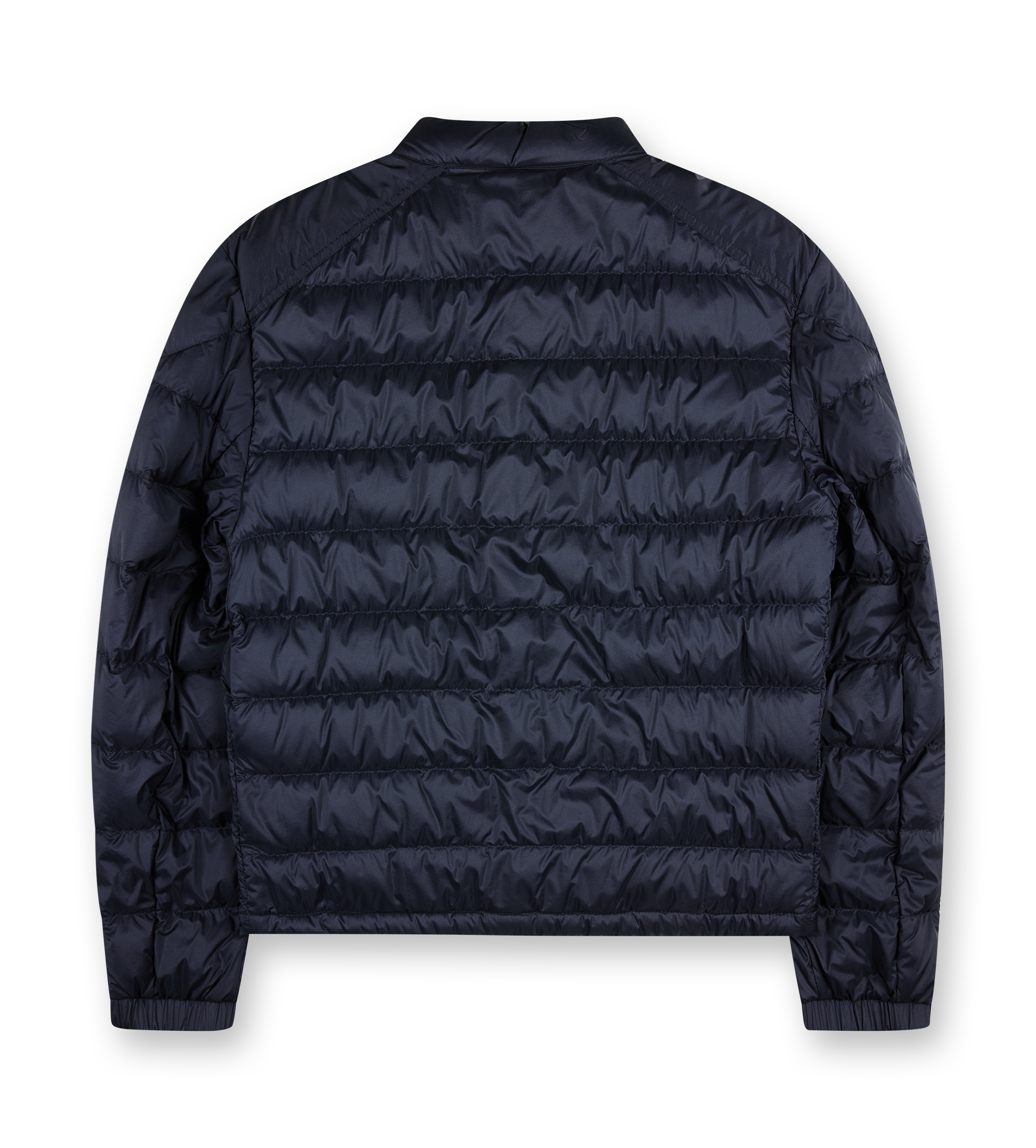 Selves Short Down Jacket Navy Blue