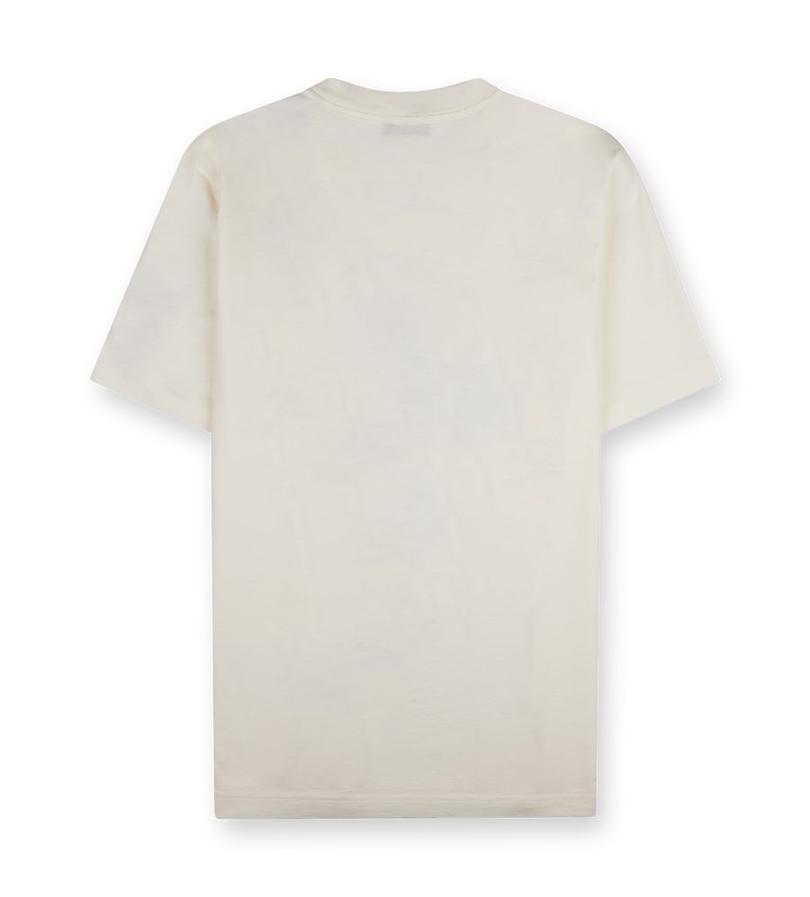 Logo Print Cotton T-shirt Off White