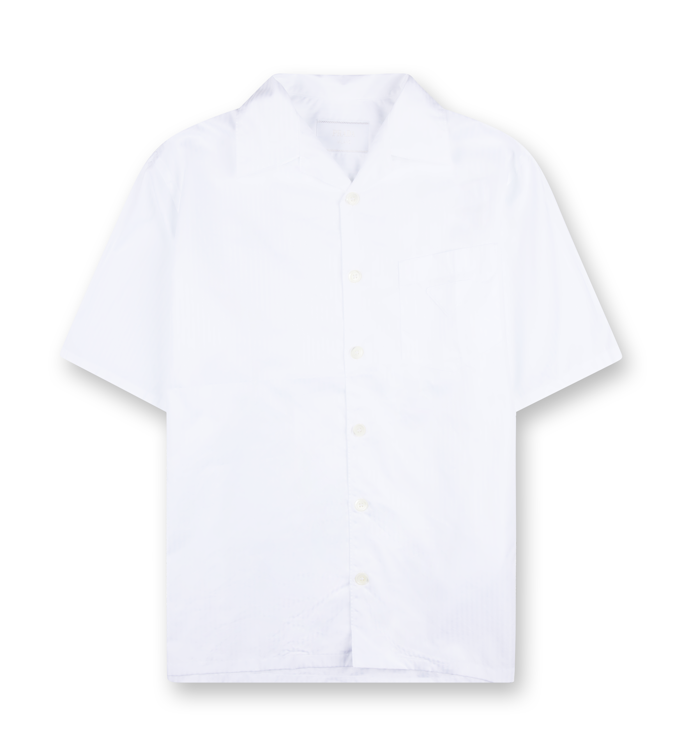 Cotton Bowling Shirt White