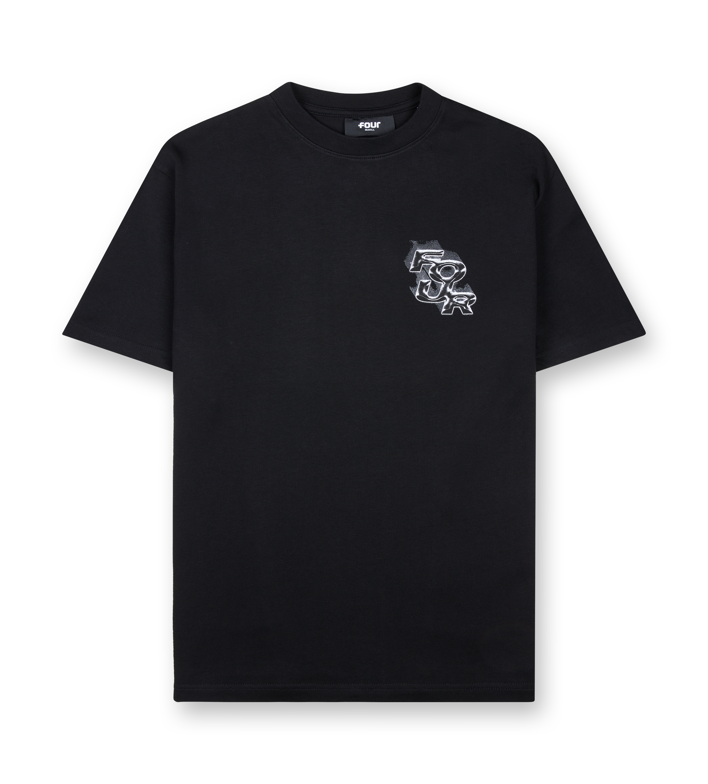 Diagonal T-shirt Black