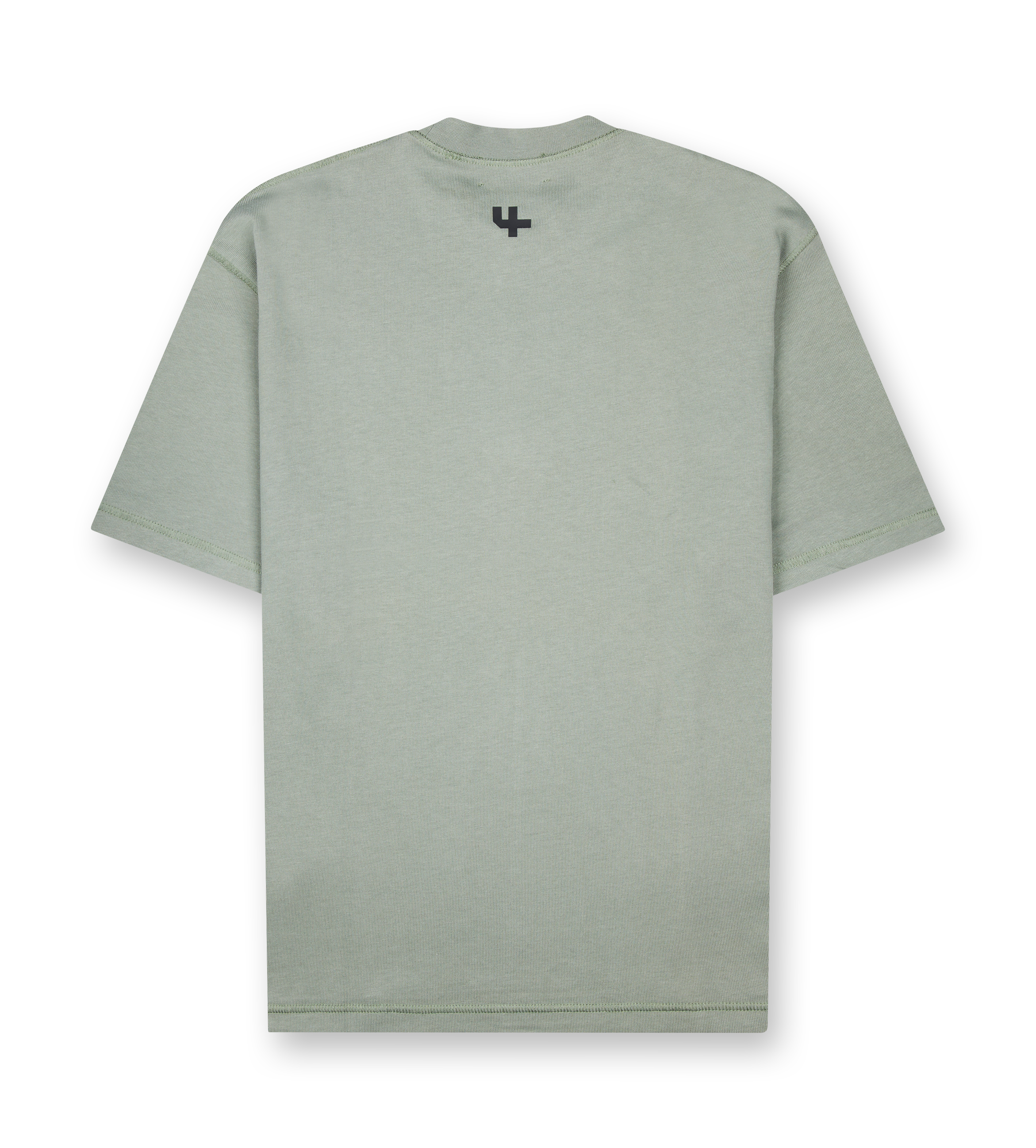 Inside Out Boxy T-shirt Agave Green