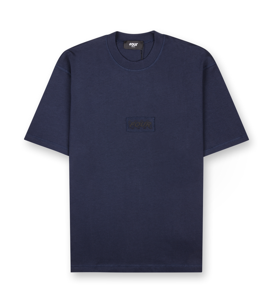 Inside Out Boxy T-shirt Marine Blue