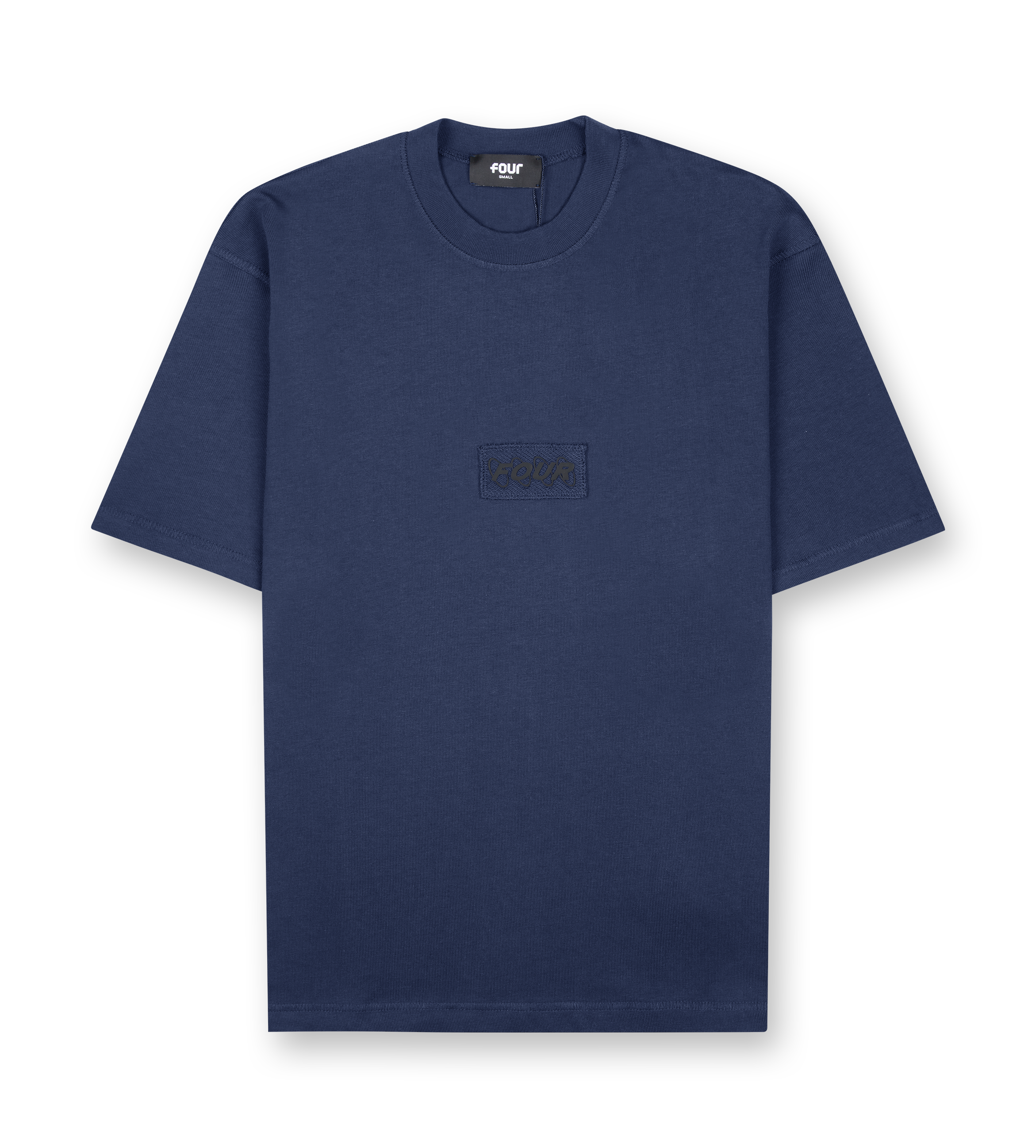 Inside Out Boxy T-shirt Marine Blue