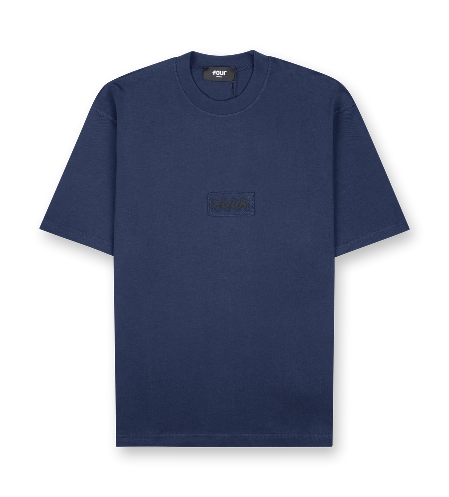 Inside Out Boxy T-shirt Marine Blue