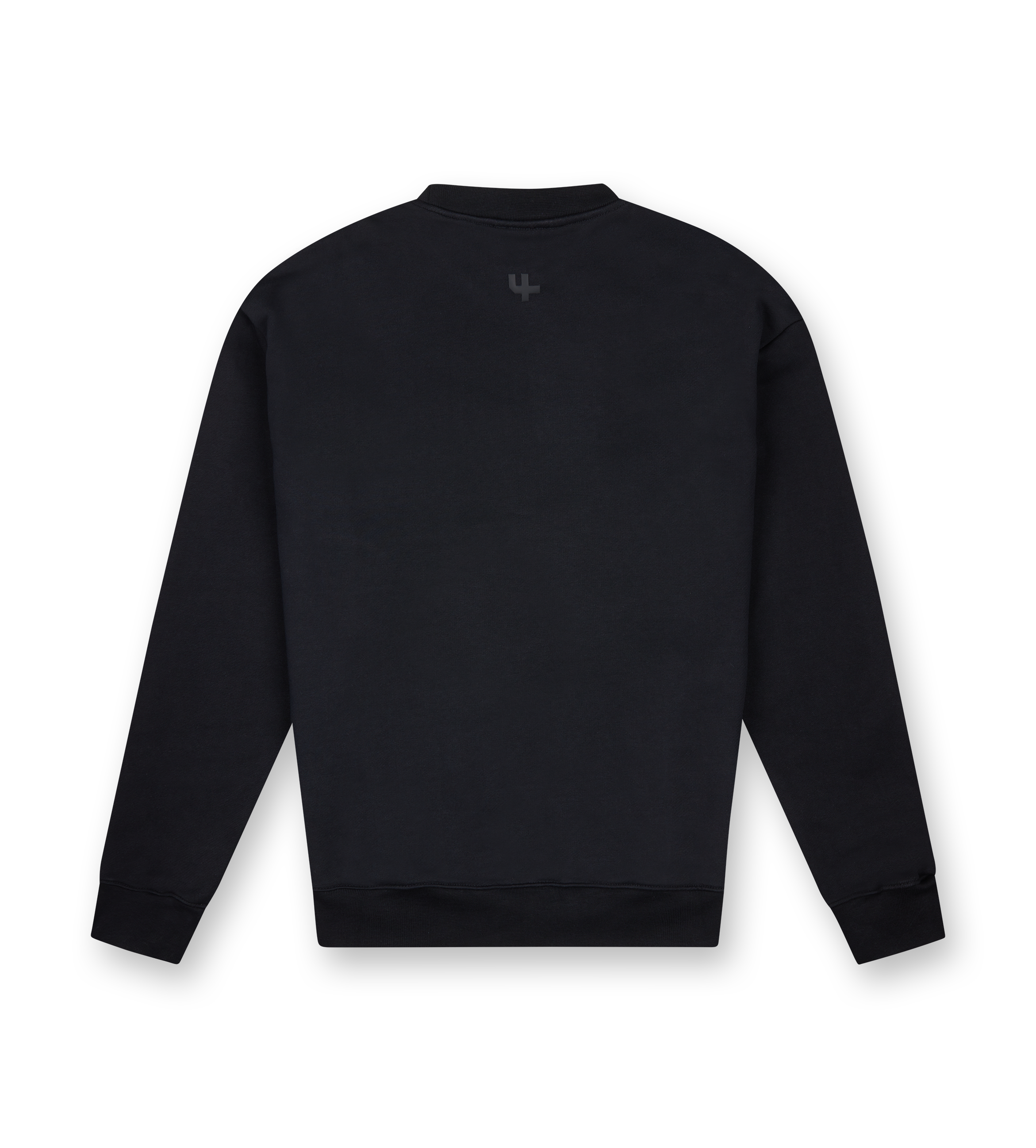 4 Patch Regular Crewneck Black