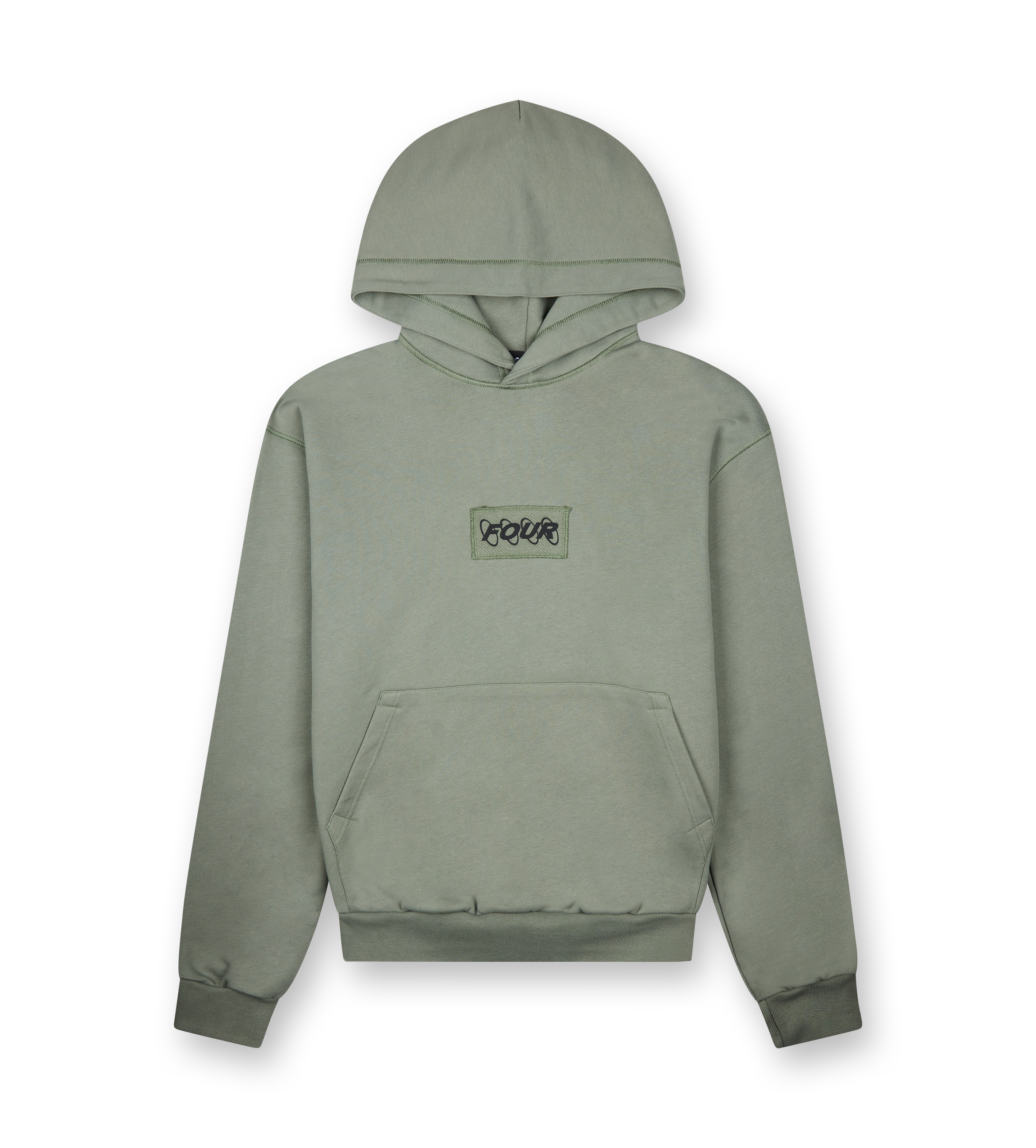 Inside Out Regular Hoodie Agave Green