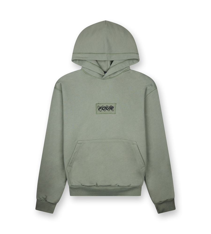 Inside Out Regular Hoodie Agave Green