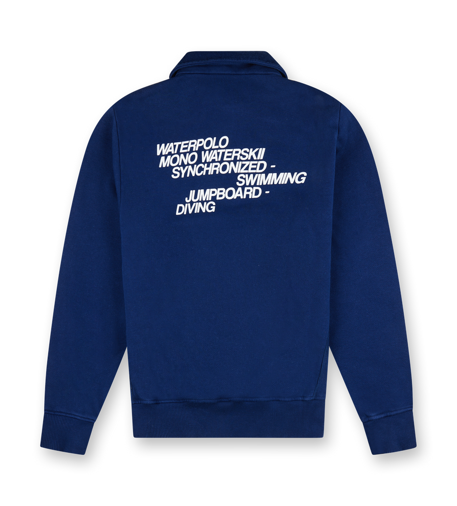 Collection Half Zip Sweater Medieval Blue