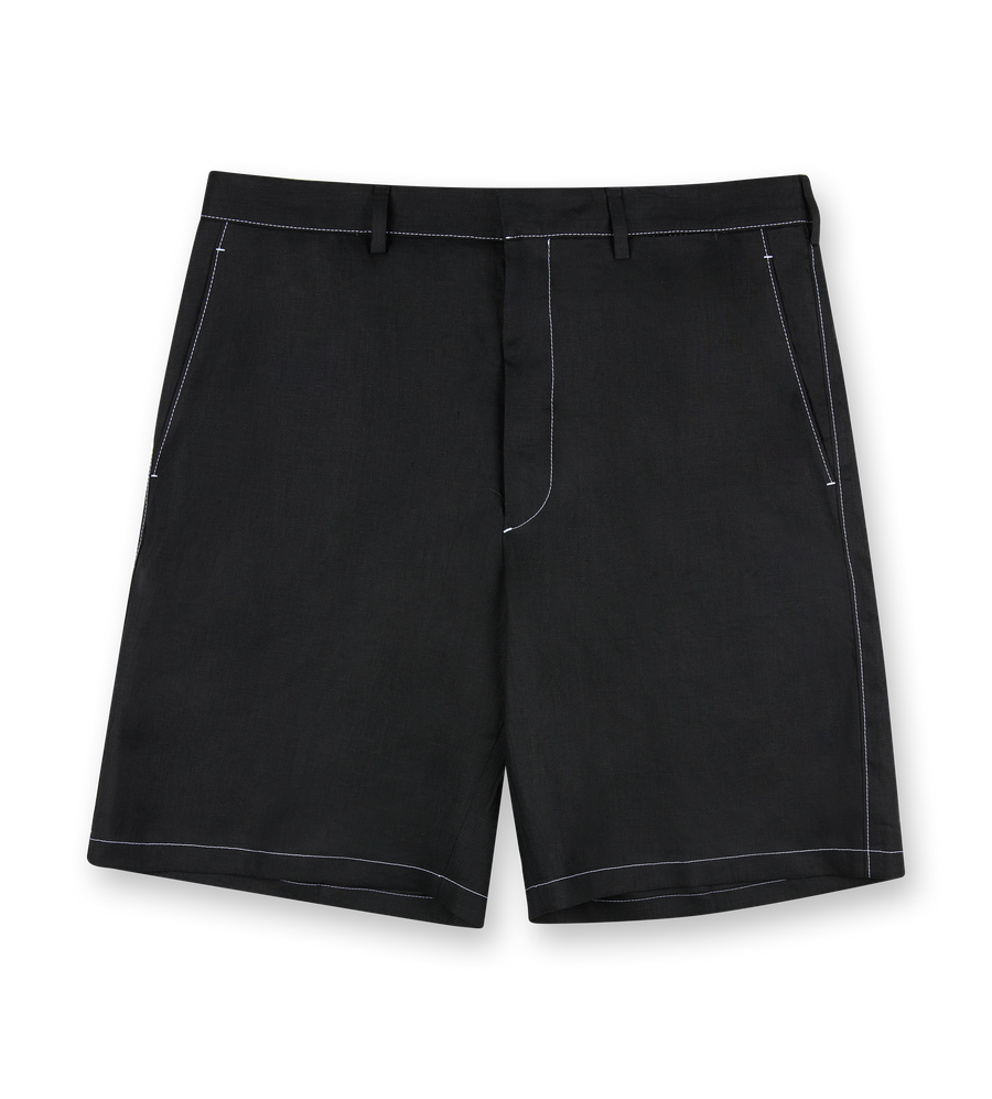 Contrasting Shorts Black