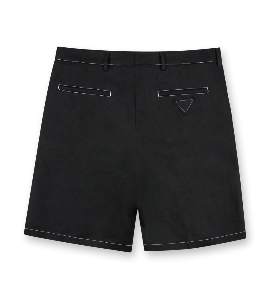 Contrasting Shorts Black