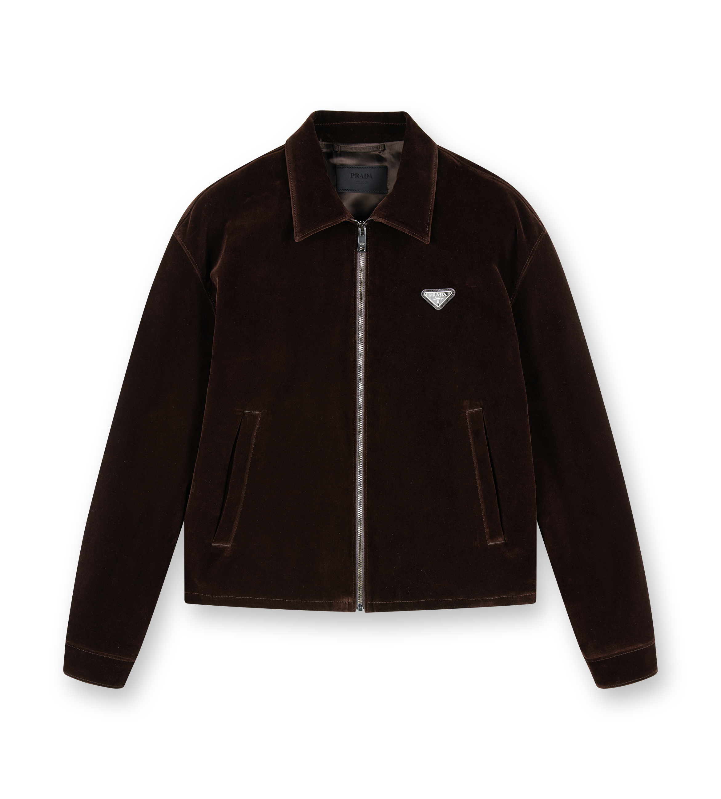 Velvet Blouson Jacket Ebony