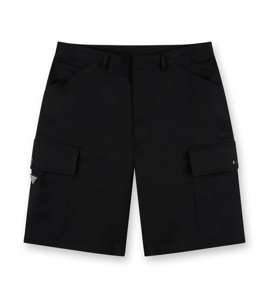 Cotton Bermuda Black