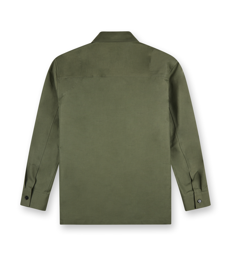 Lightweight Cotton Shirt Thyme Green