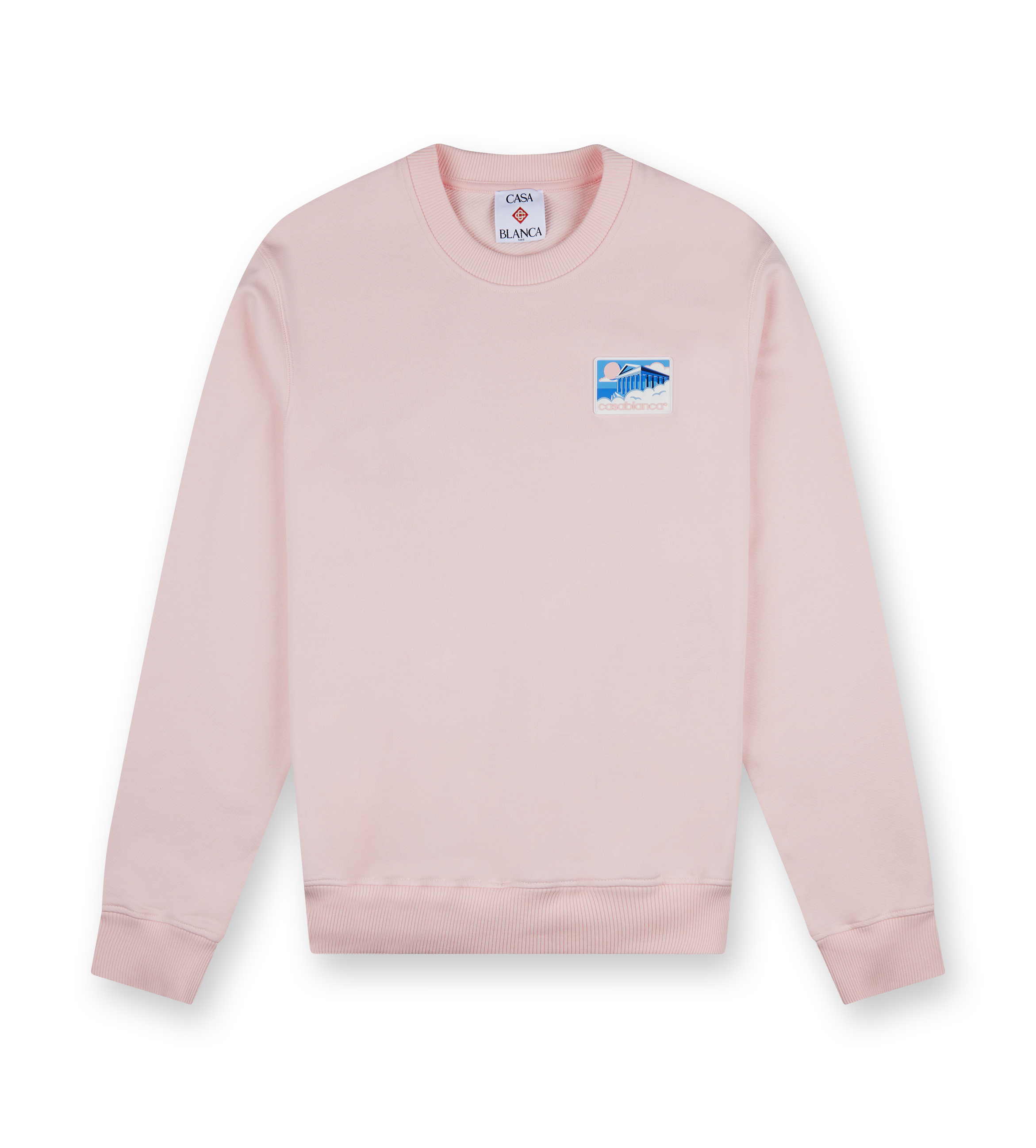 Greek Temple Sweatshirt Pink