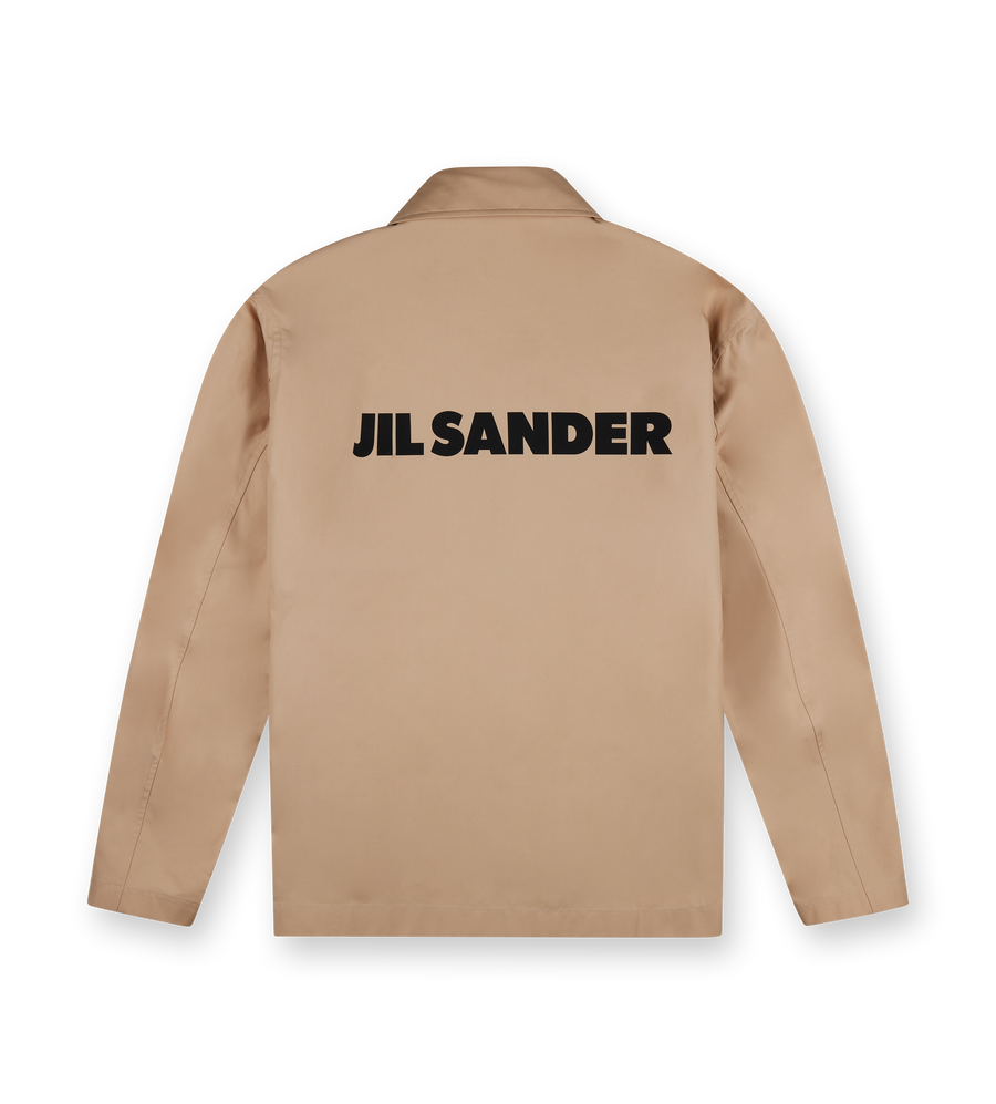 Logo Jacket Dark Sand