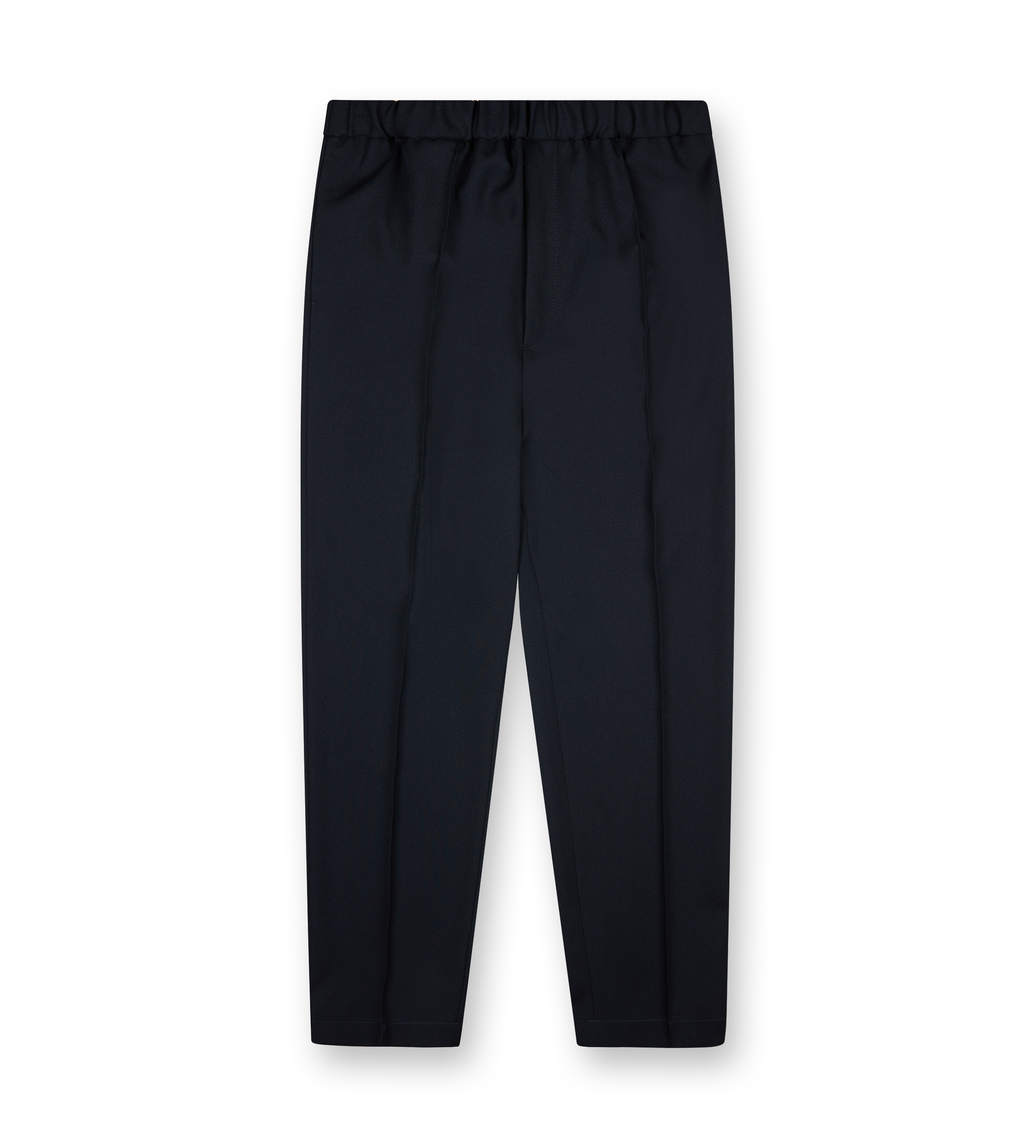 Elastic Trousers With Pocket Midnight Blue