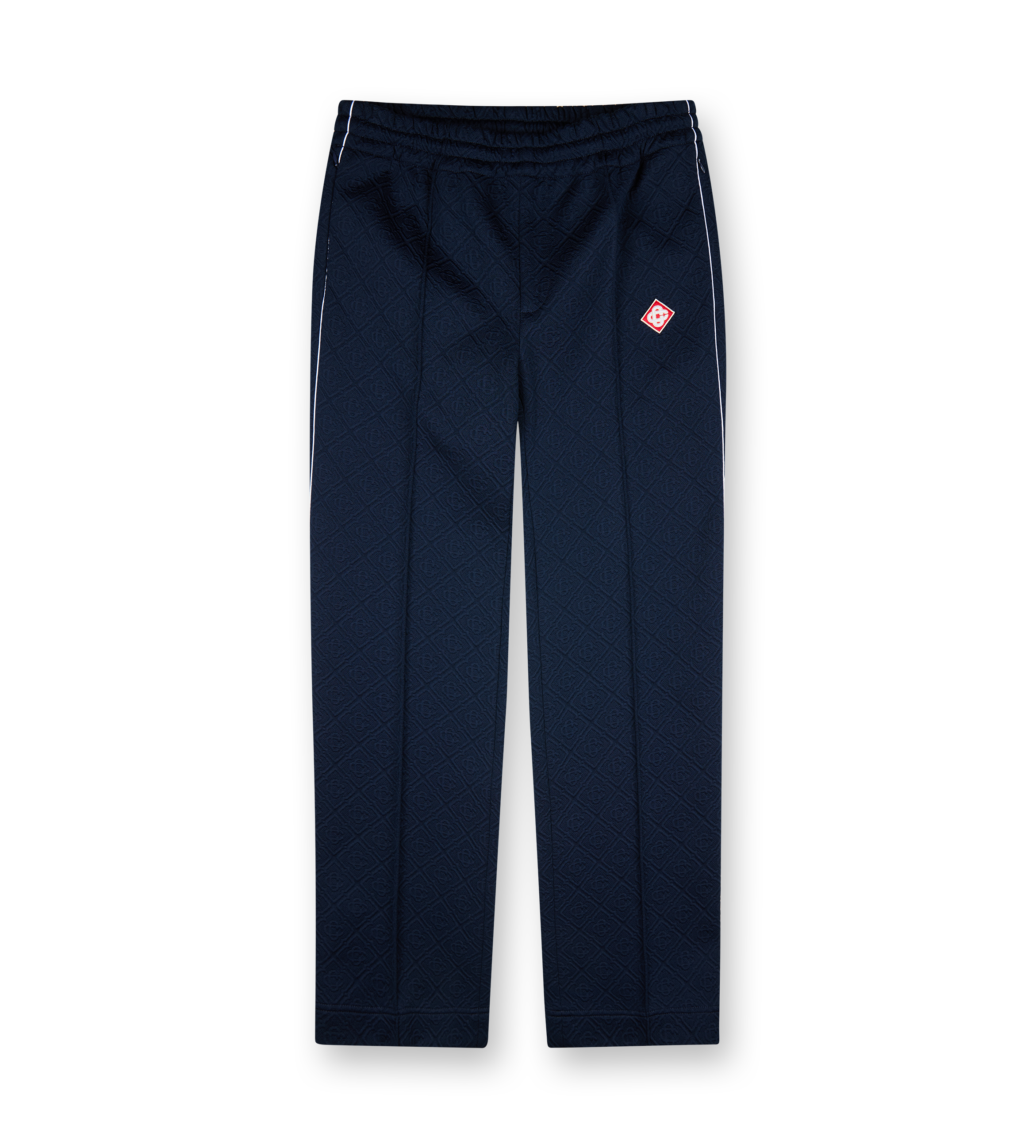 Jacquard Monogram Trackpants Dark Blue