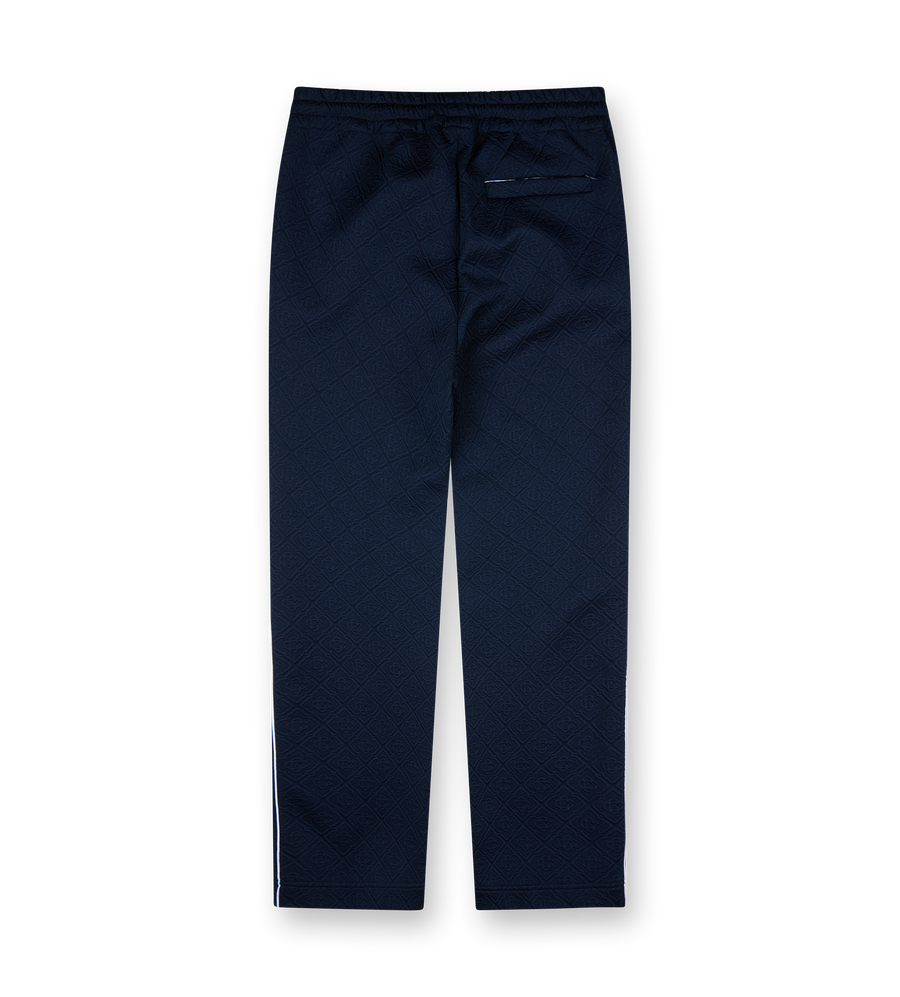 Jacquard Monogram Trackpants Dark Blue