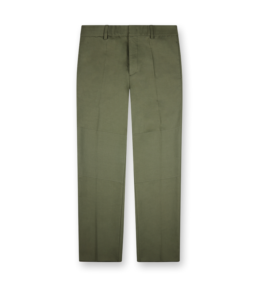 Light Weight Cotton Trousers Thyme Green