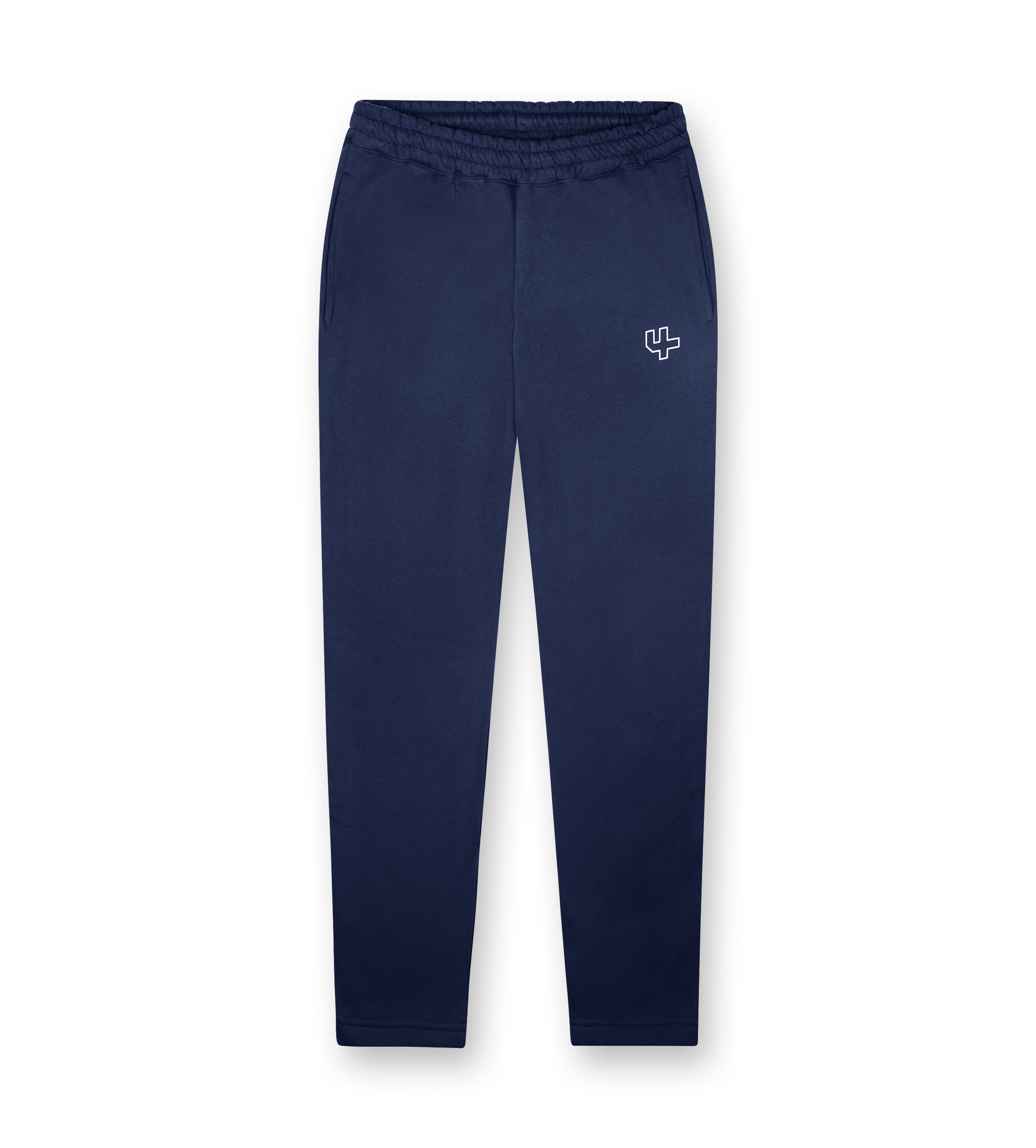 Outline Logo Straight Leg Pants Marine Blue