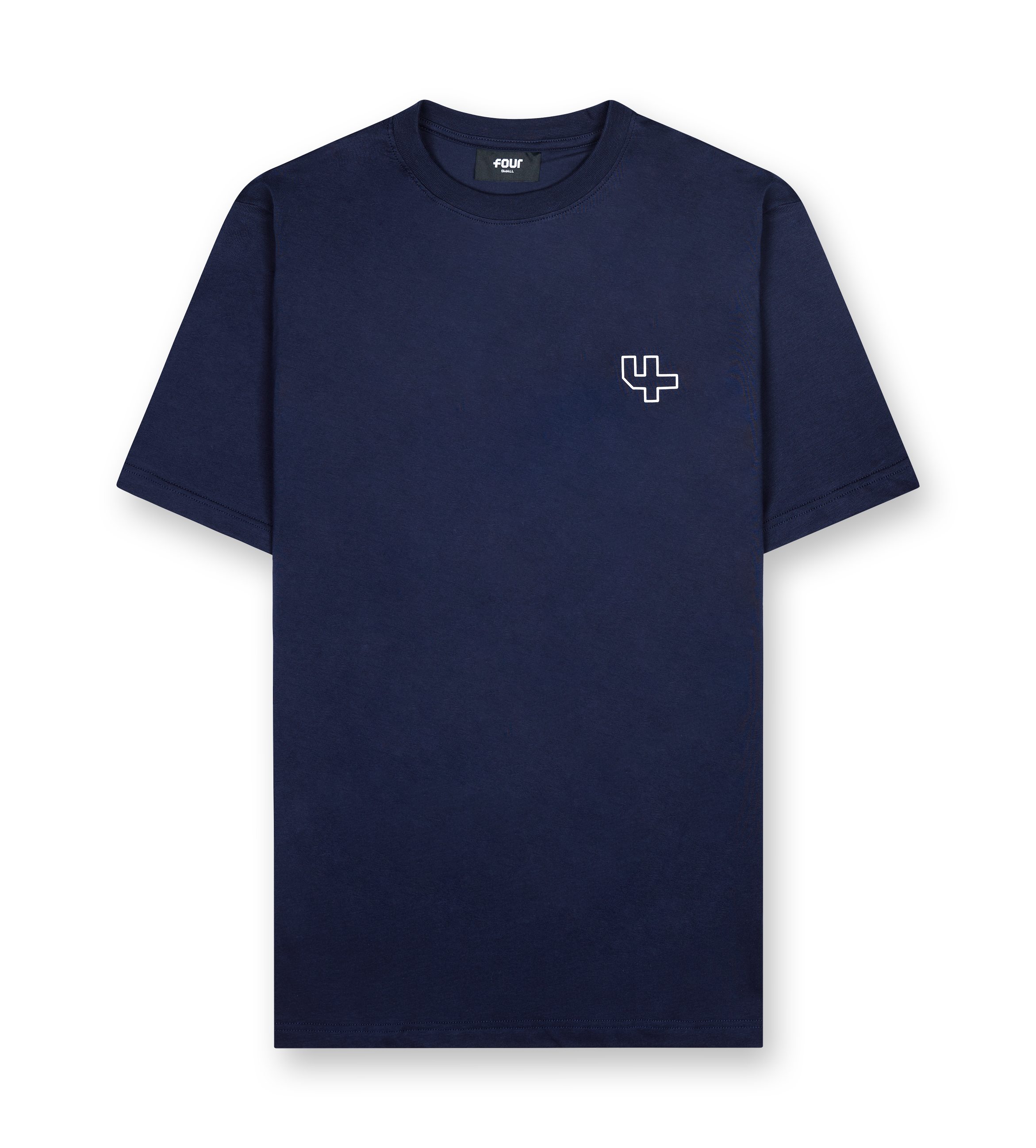 Outline Logo T-shirt Marine Blue