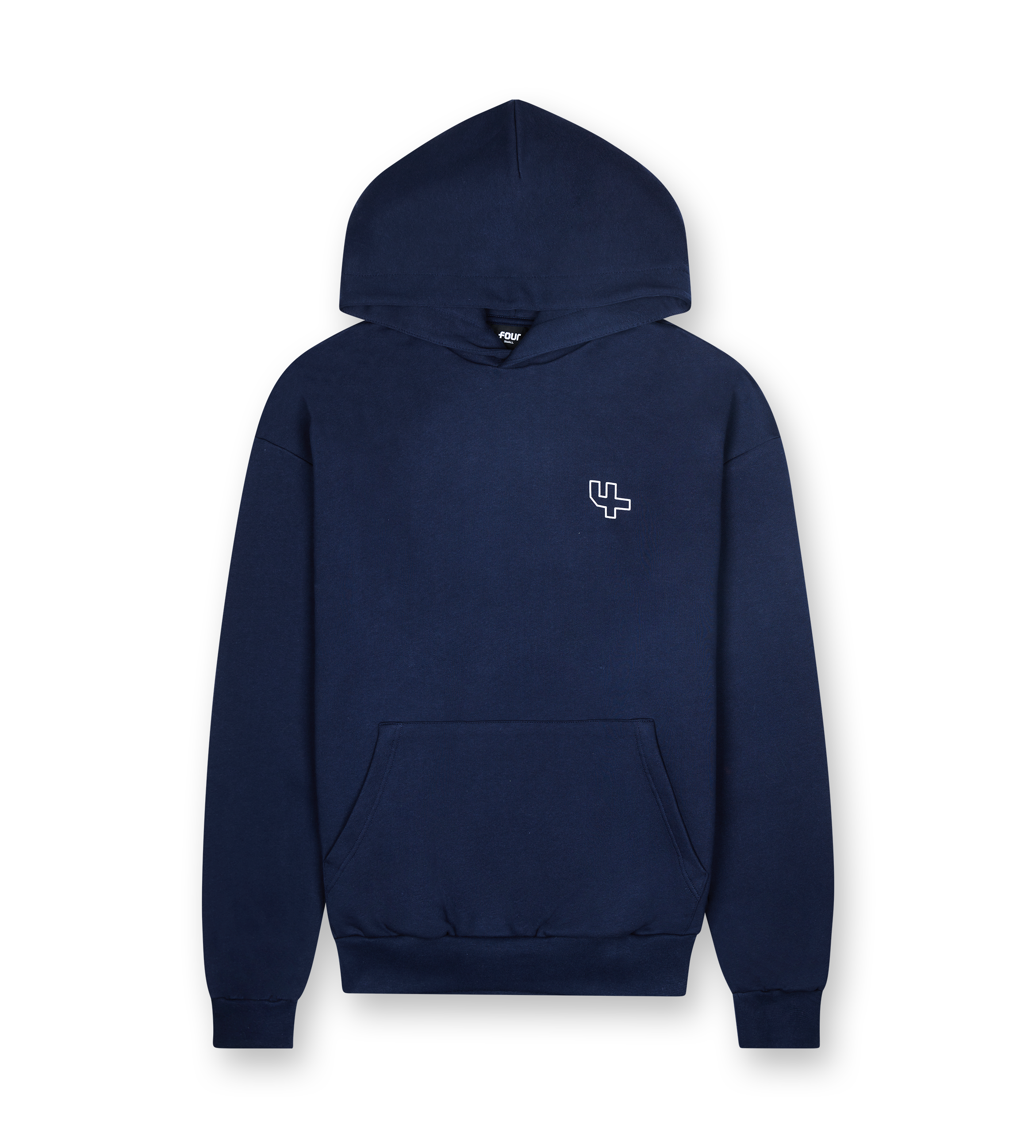 Outline Logo Hoodie Marine Blue