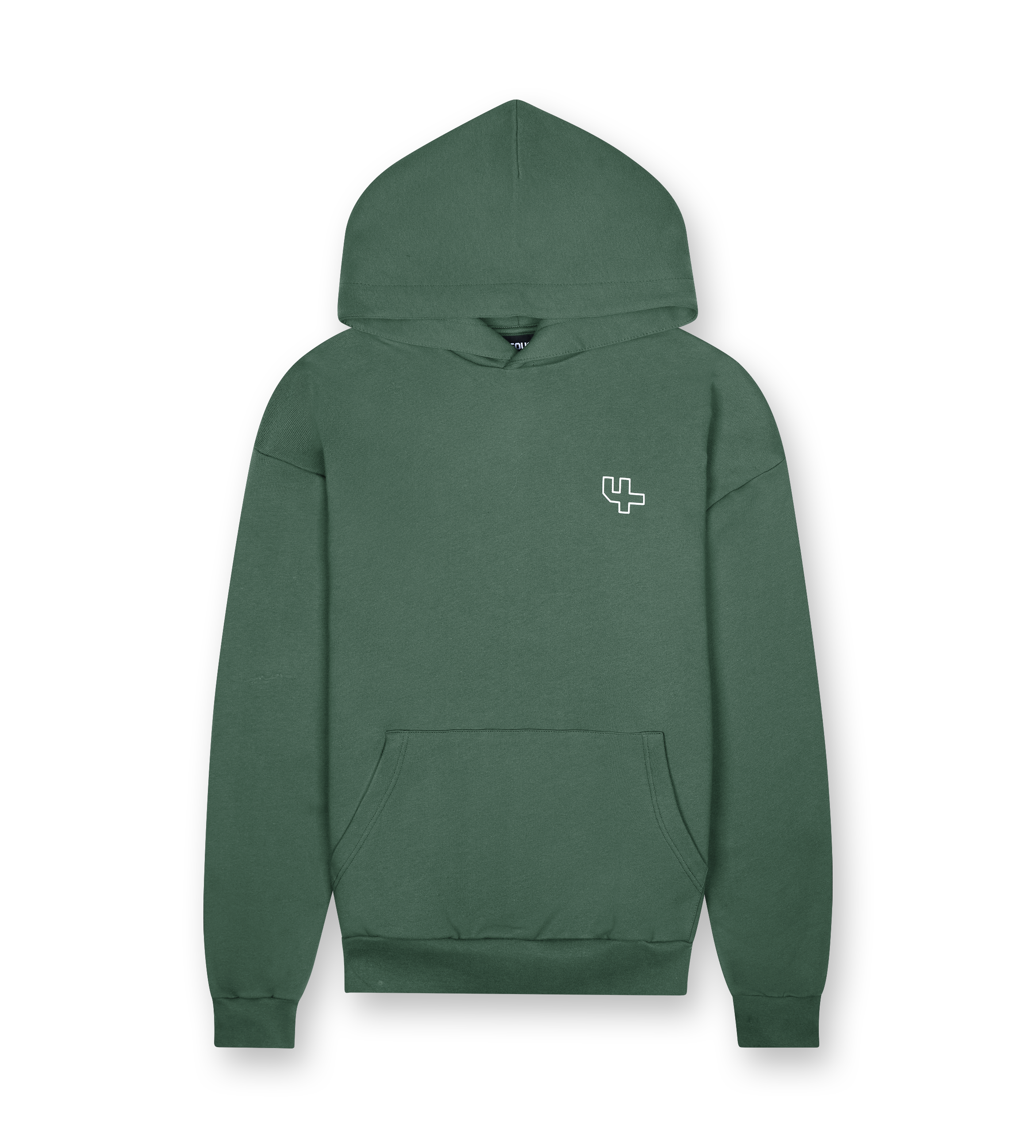 Outline Logo Hoodie Deep Forest