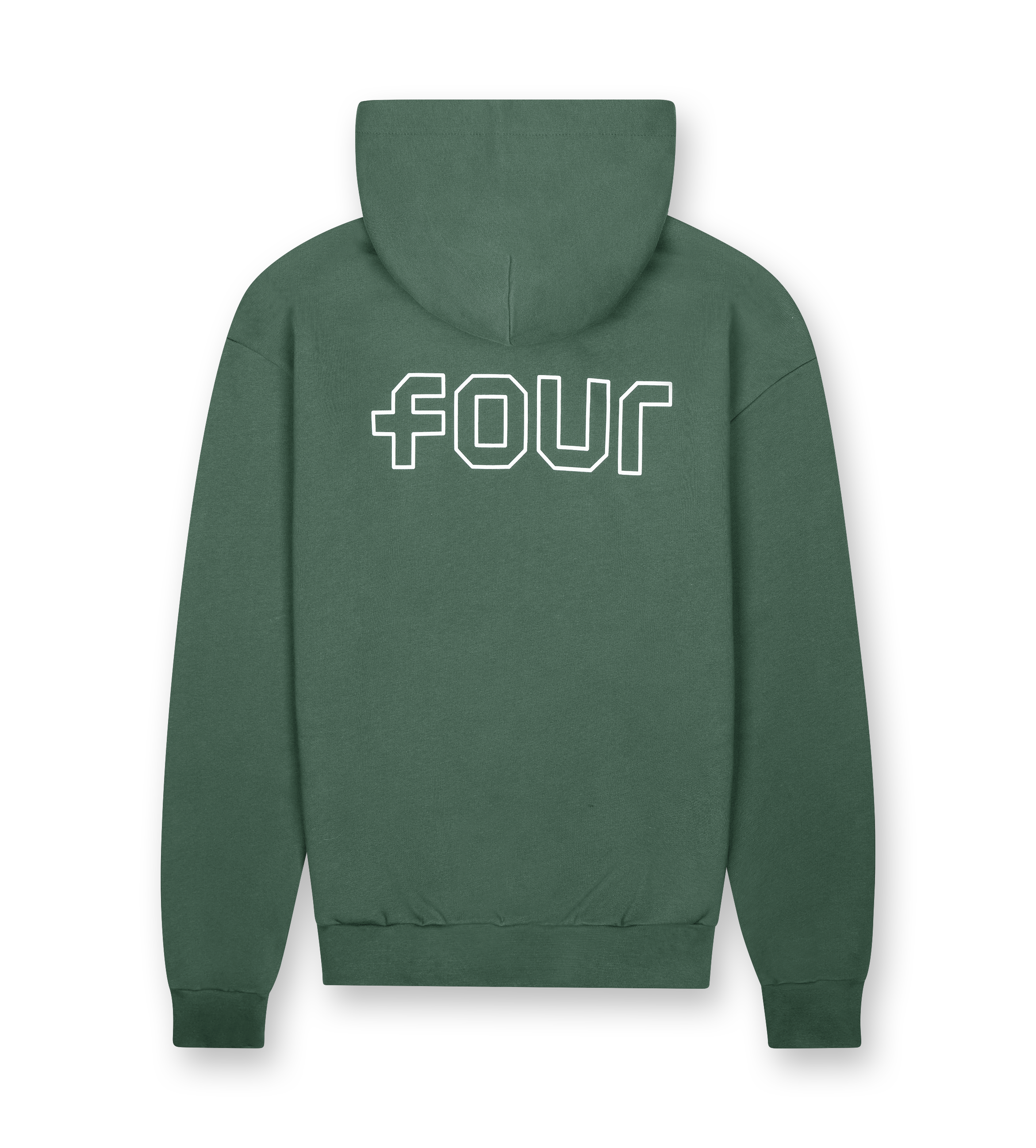 Outline Logo Hoodie Deep Forest