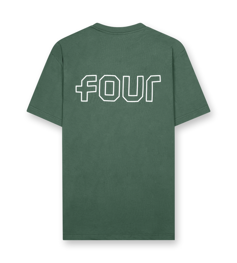 Outline Logo T-shirt Deep Forest