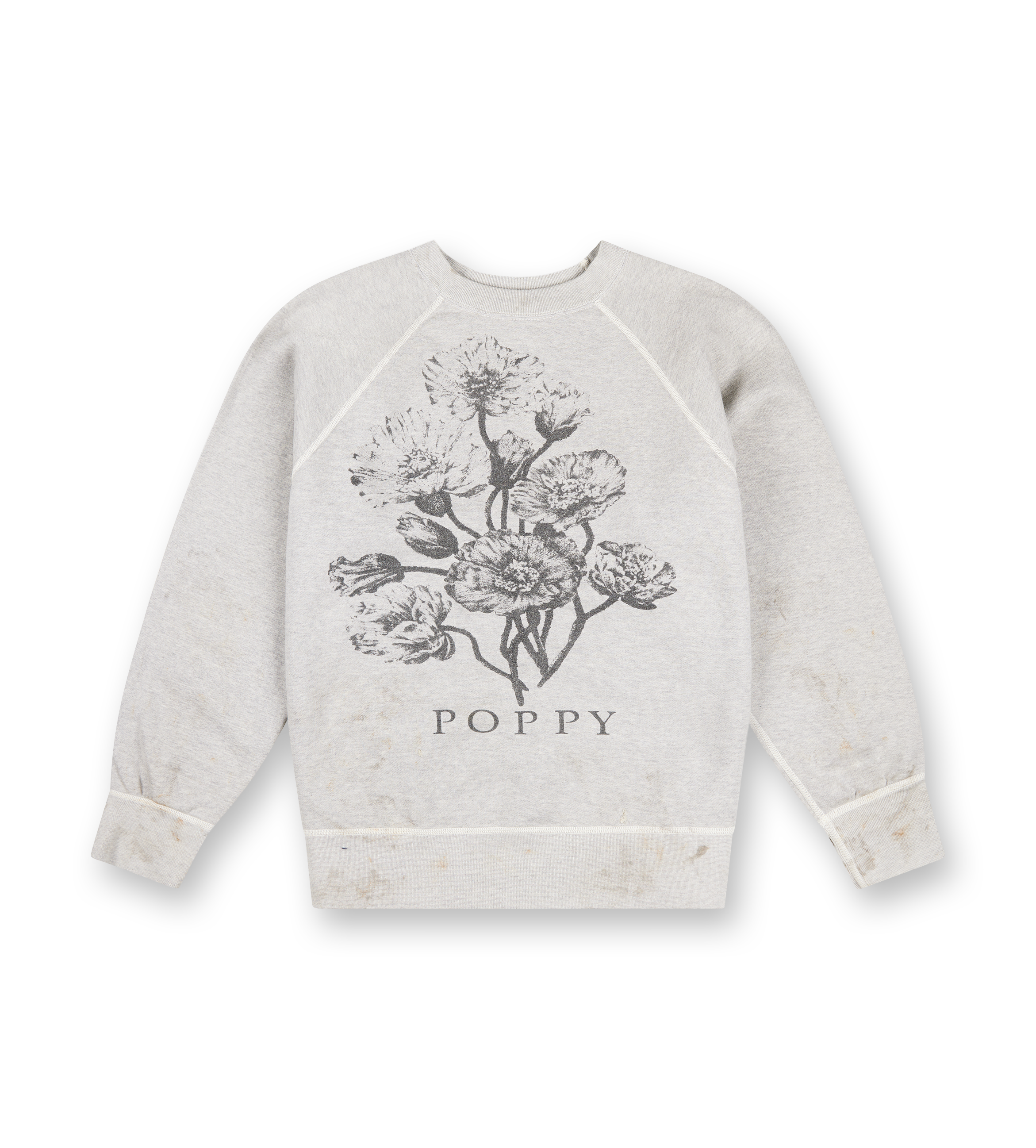 Flower Crewneck Grey