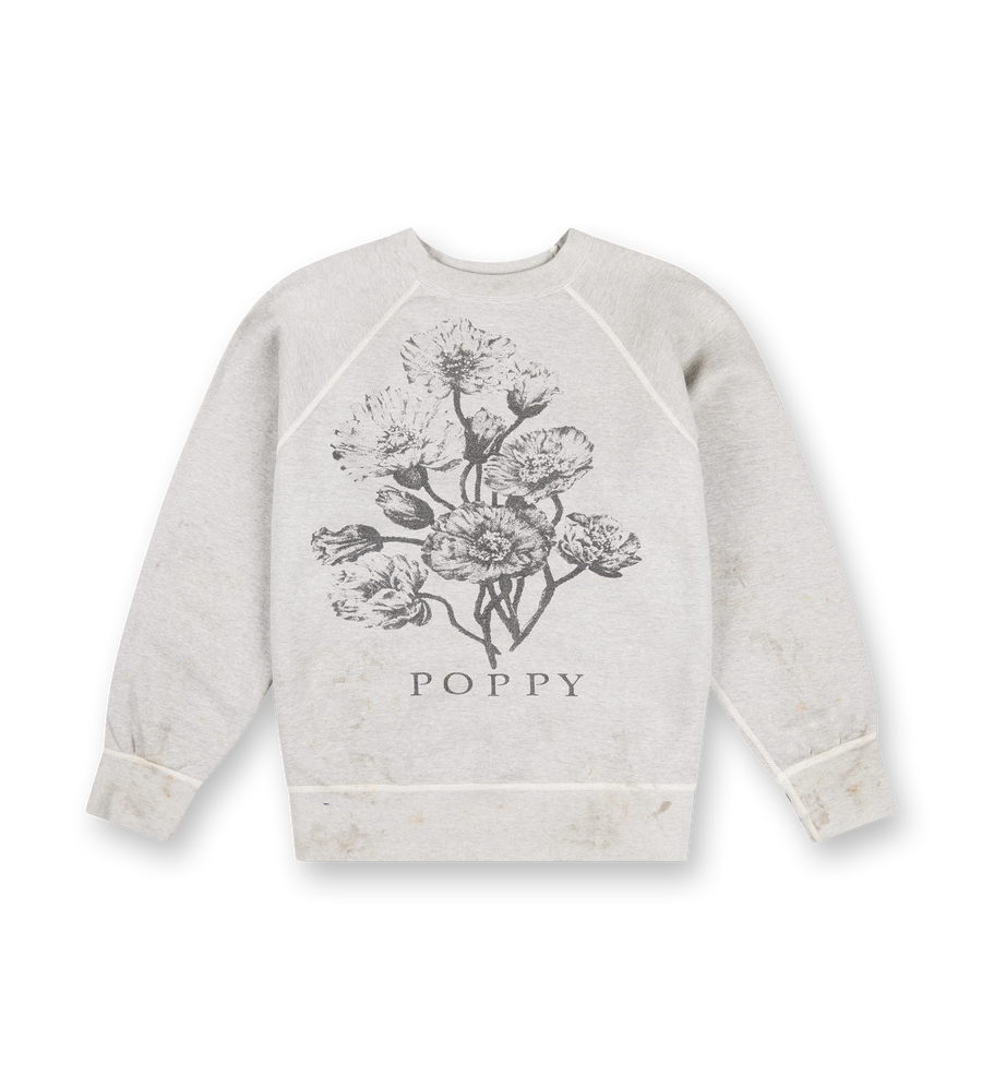 Flower Crewneck Grey