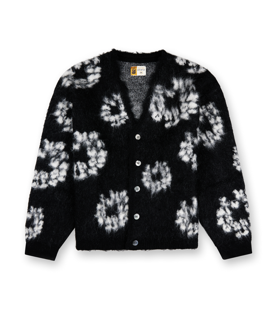 Wool Cardigan Black