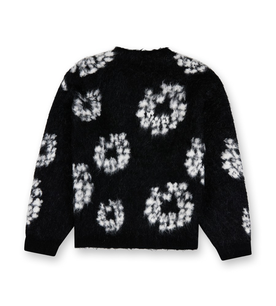 Wool Cardigan Black