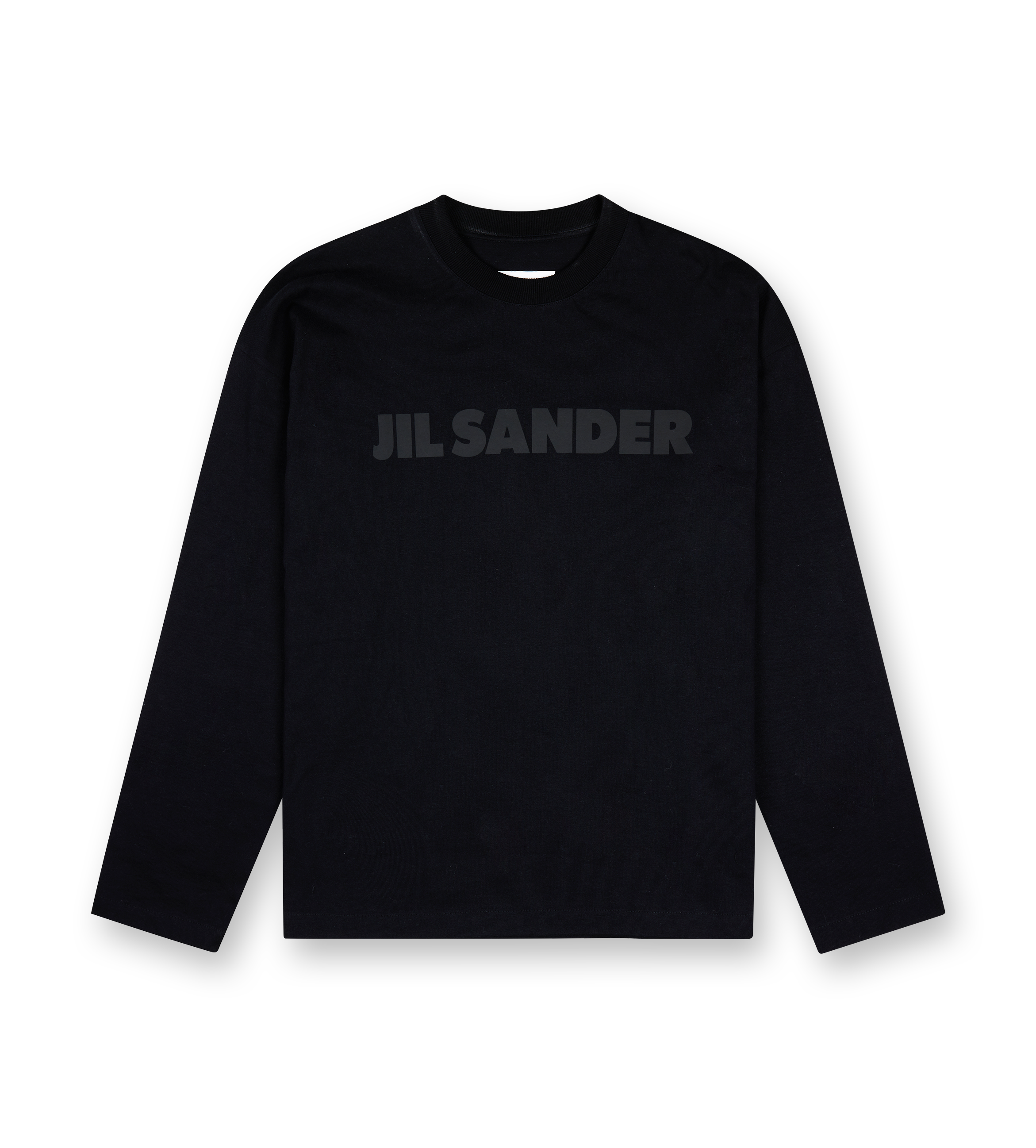 Cotton Jersey Longsleeve T-shirt Black