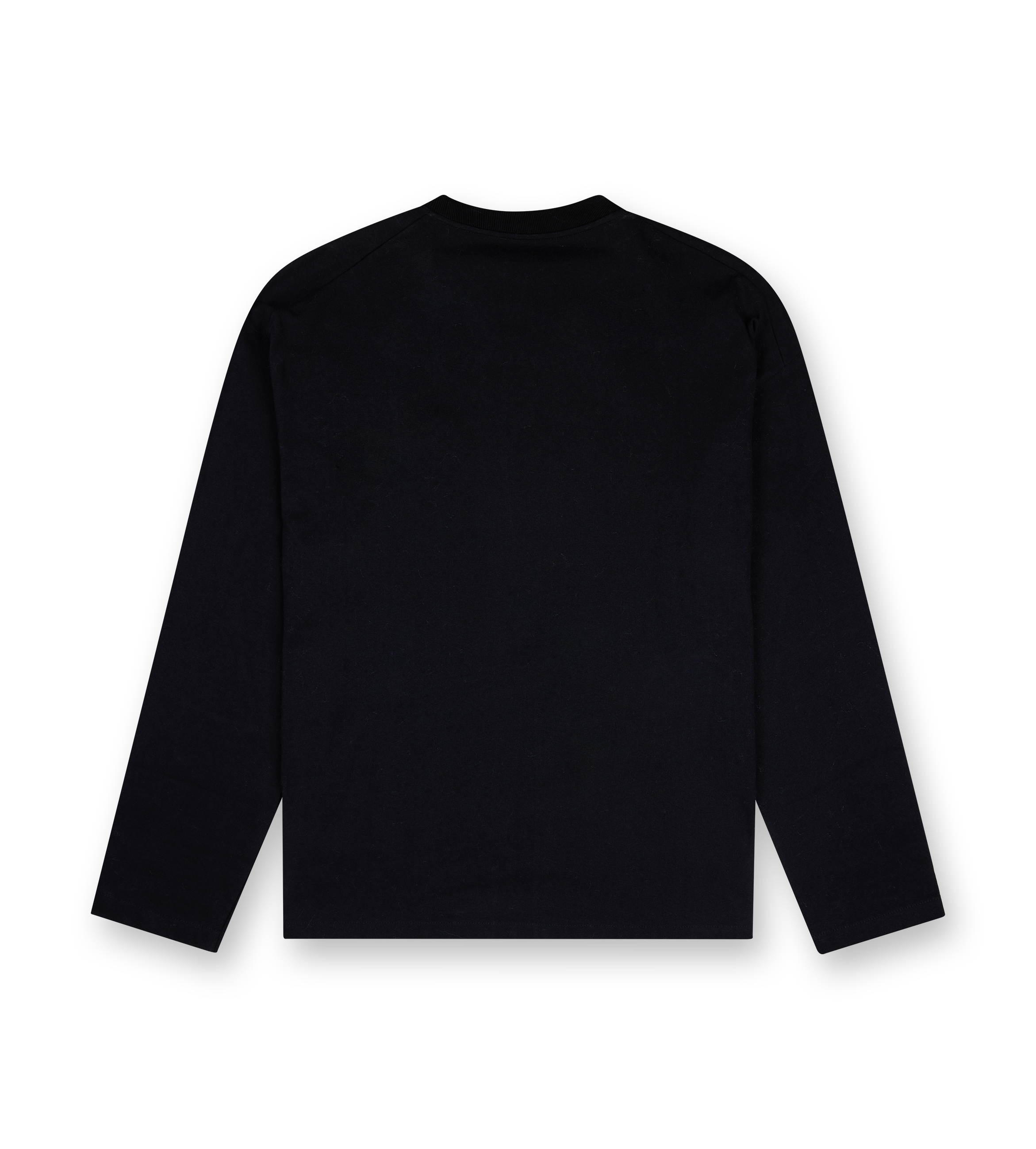 Cotton Jersey Longsleeve T-shirt Black