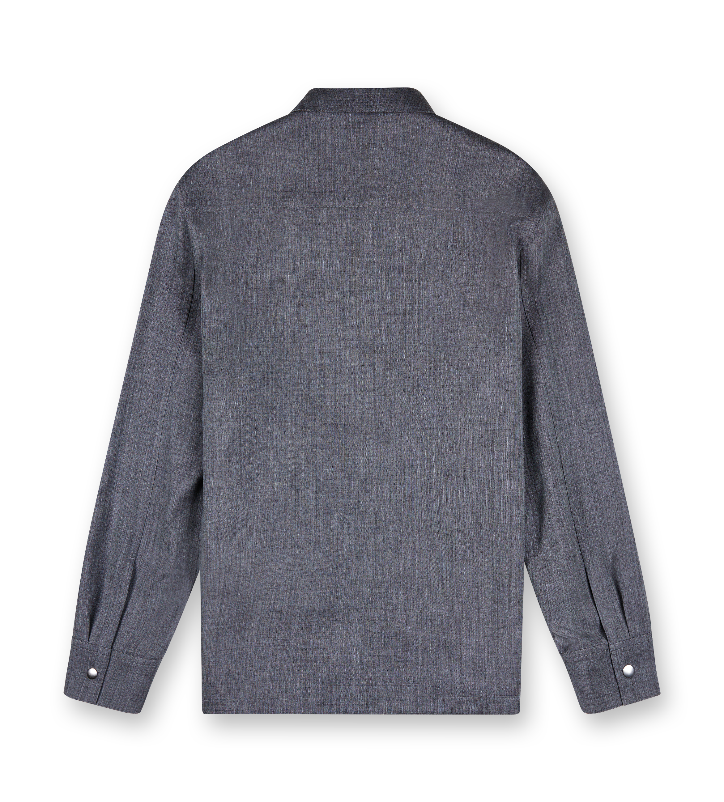 Zip-Up Shirt Grey