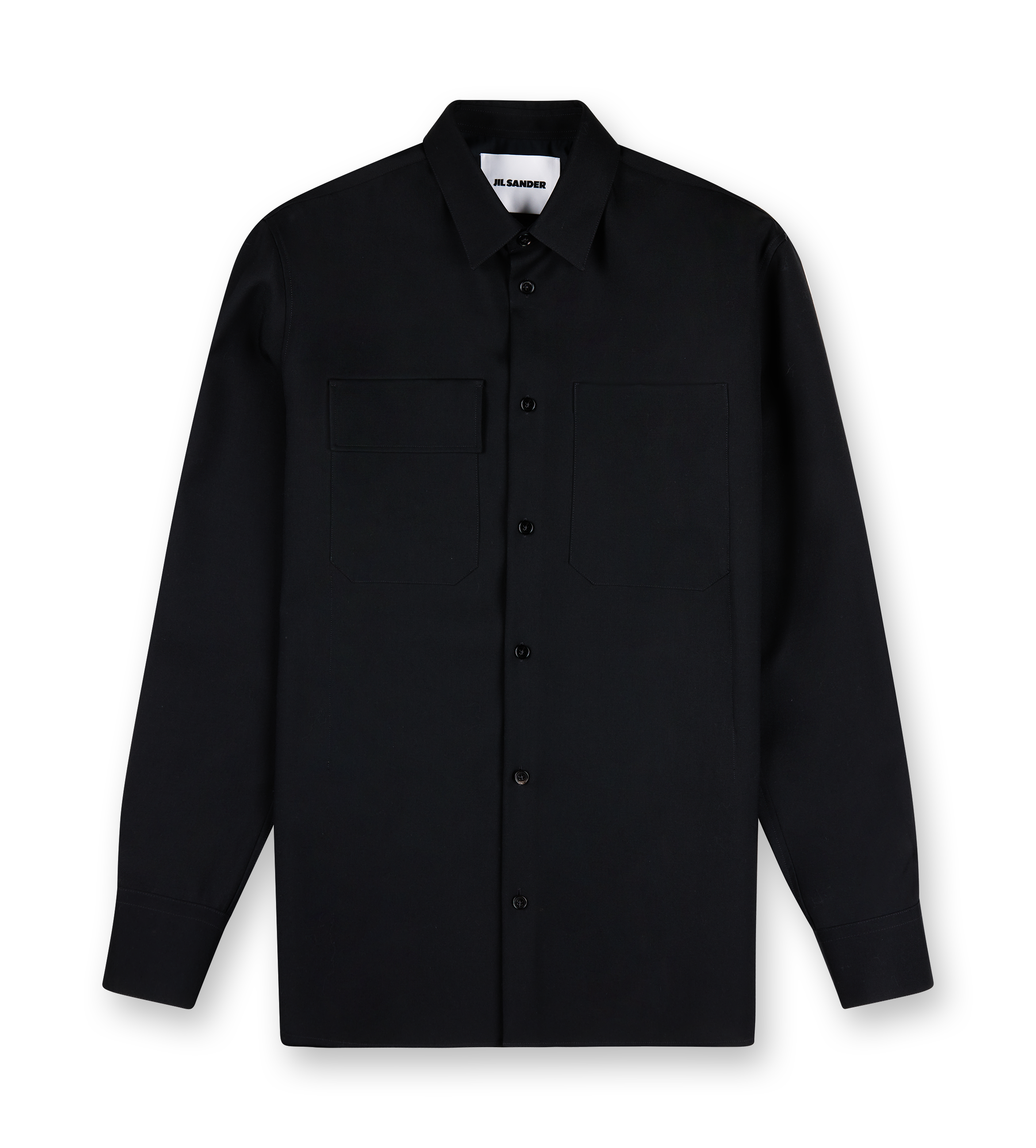 Lightweight Wool Shirt Black