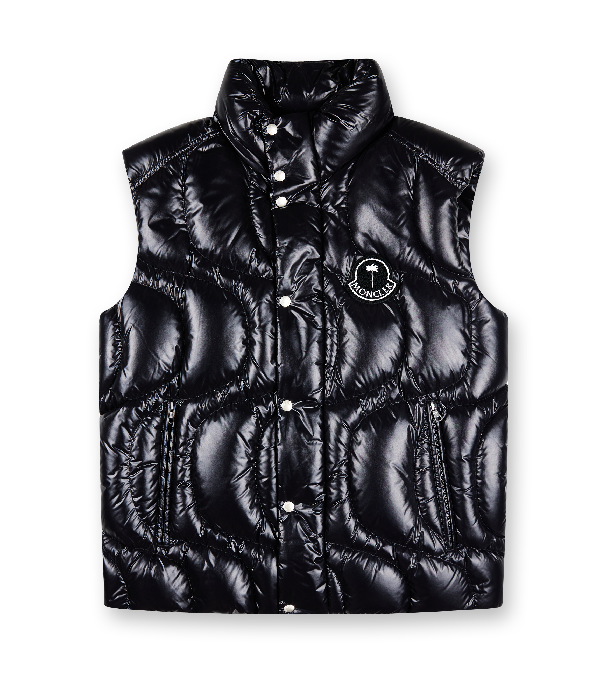 Moncler x Palm Angels Gwenyth Down Gilet Black