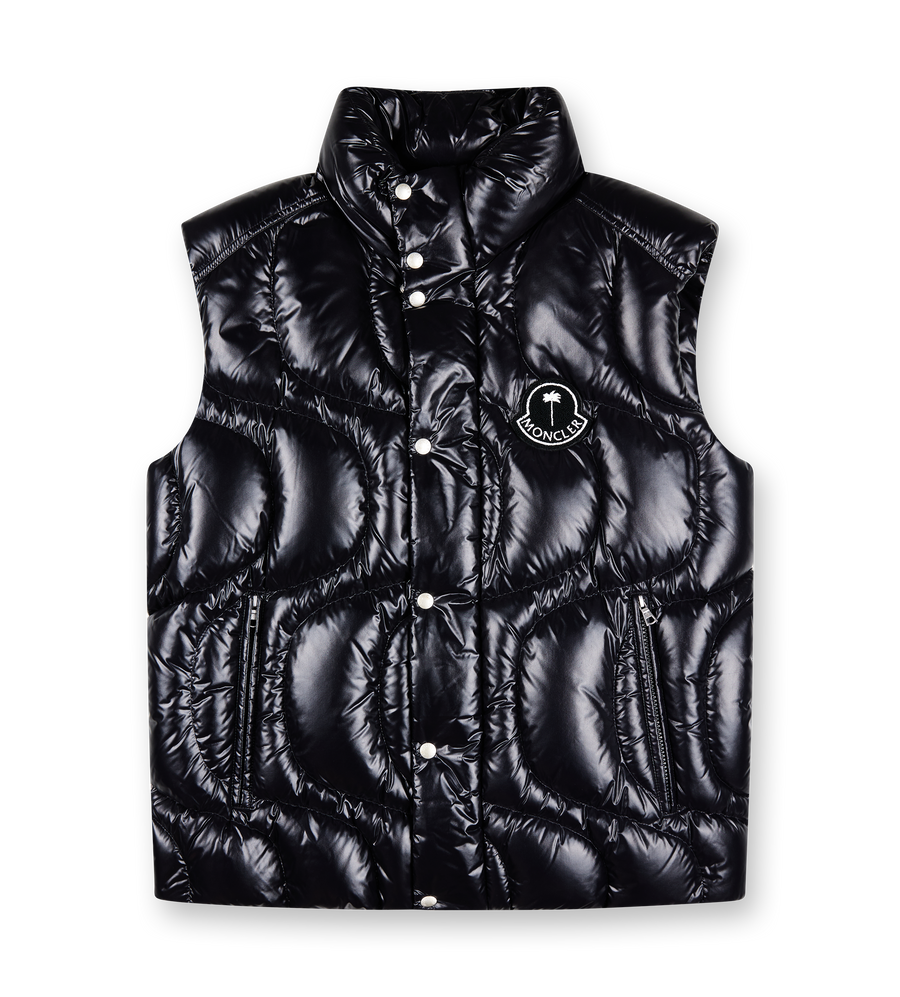 Moncler x Palm Angels Gwenyth Down Gilet Black