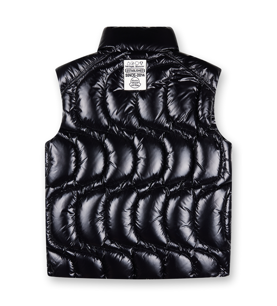 Moncler x Palm Angels Gwenyth Down Gilet Black