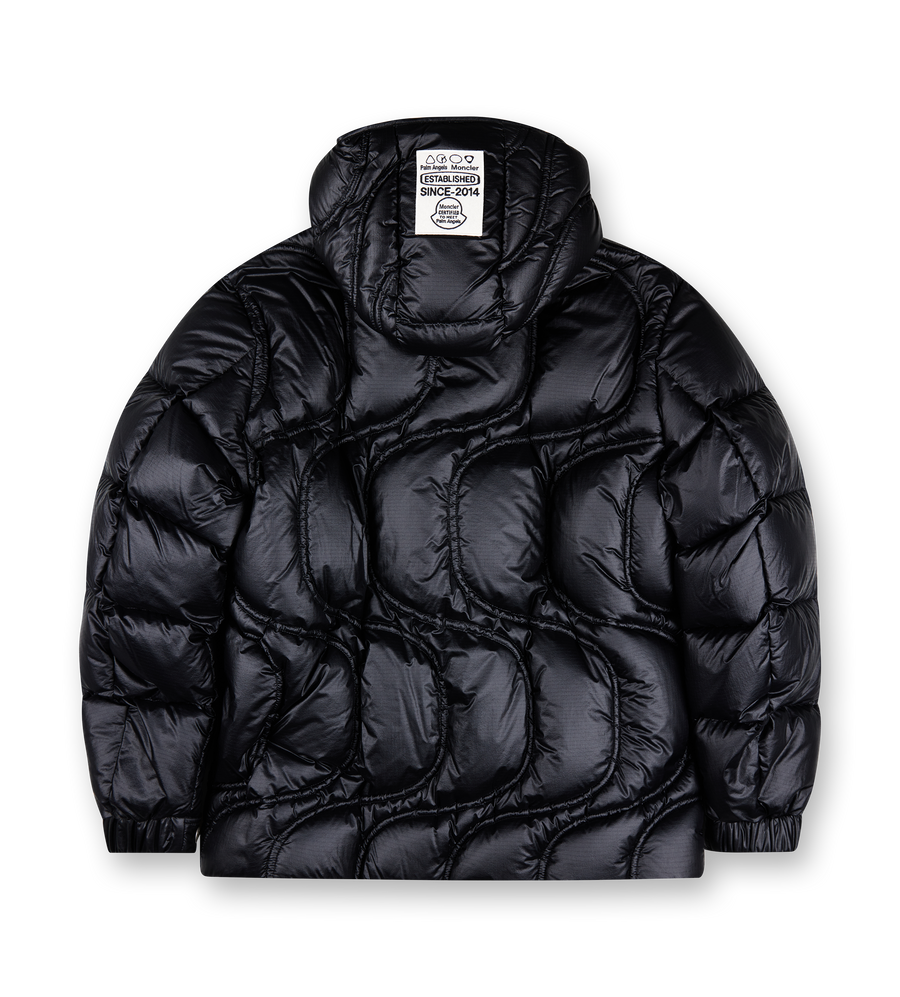 Moncler x Palm Angels Cherith Hooded Short Down Jacket Black