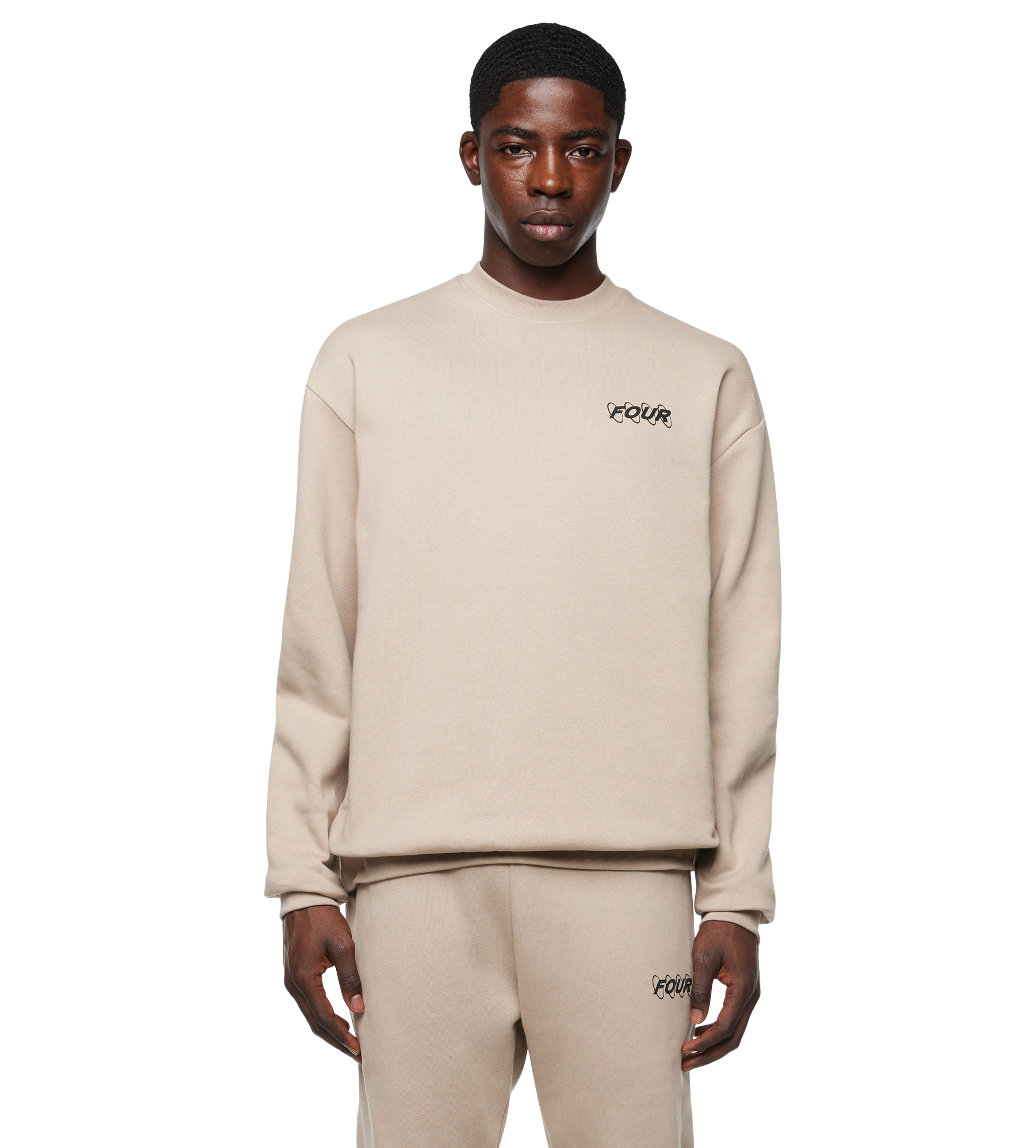 Circles Logo Crewneck Vintage Khaki