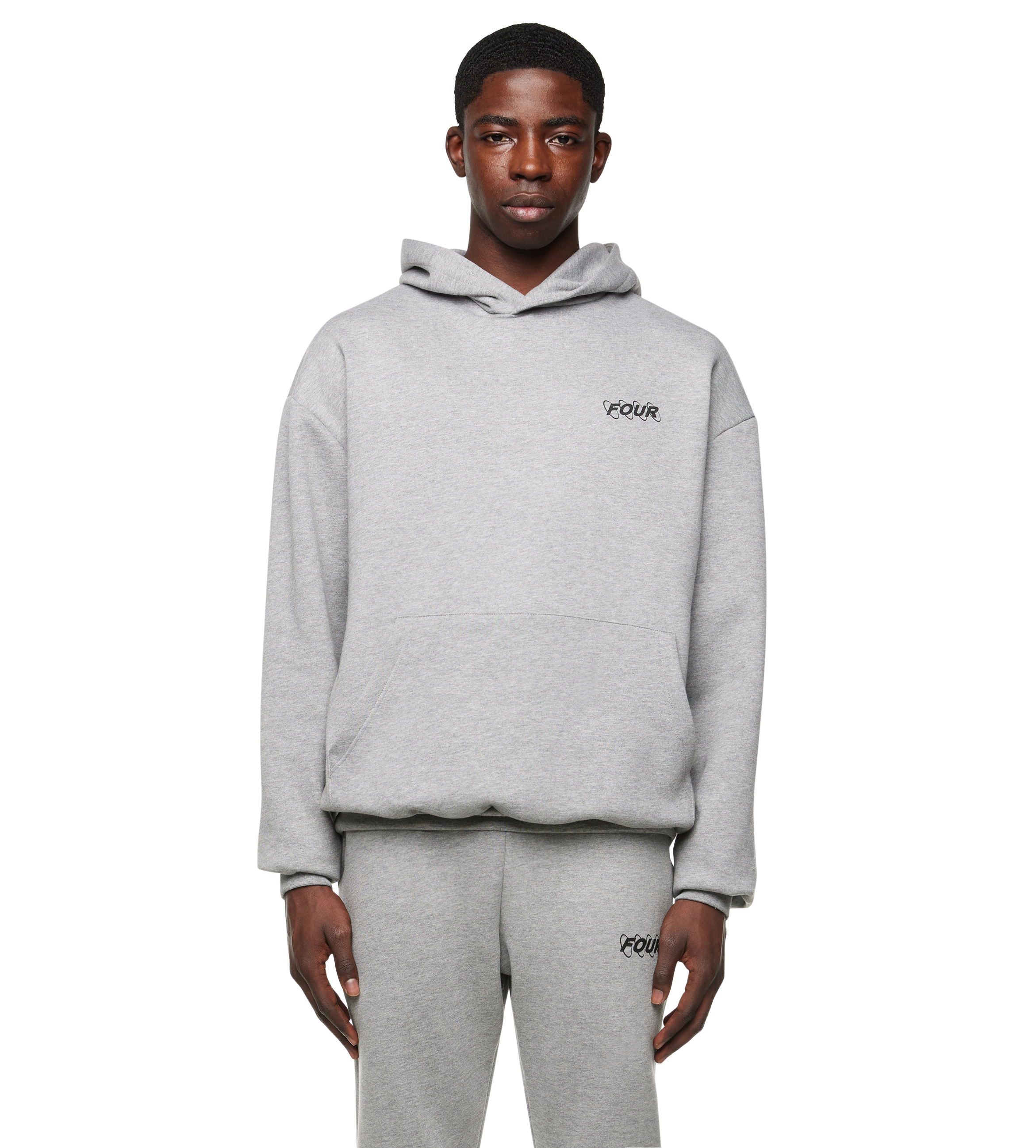 Circles Logo Hoodie Grey