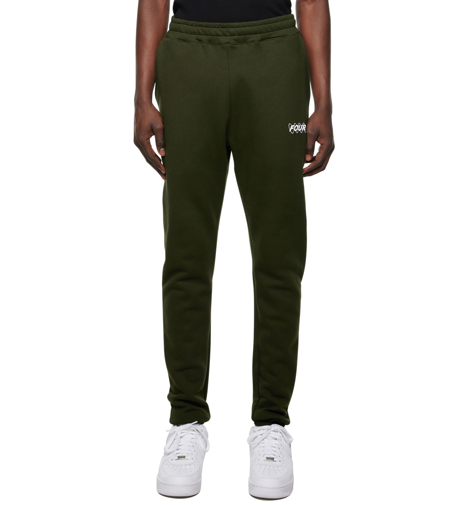 Circles Logo Sweatpants Army Green