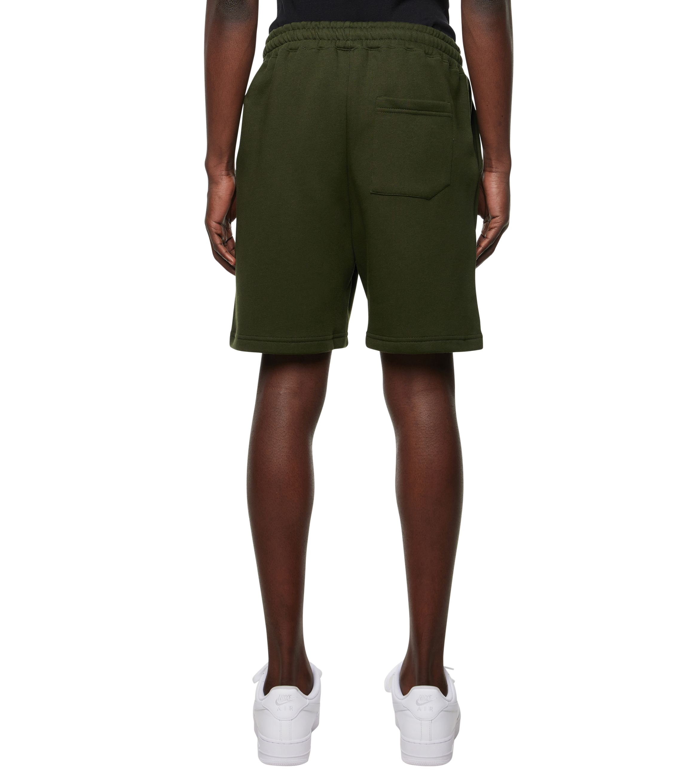 Circles Logo Shorts Army Green