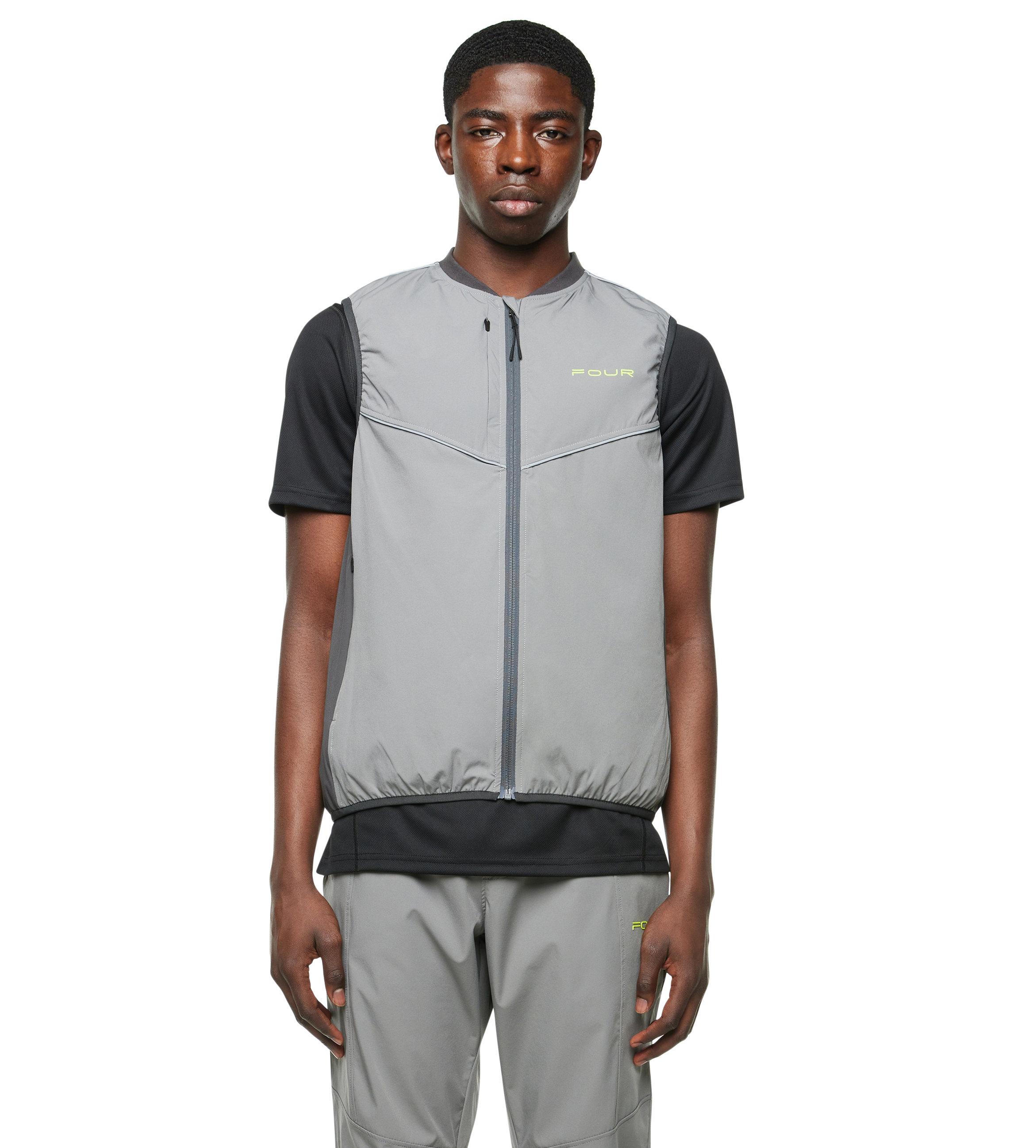 Sportswear Reflective Vest Multi Grey