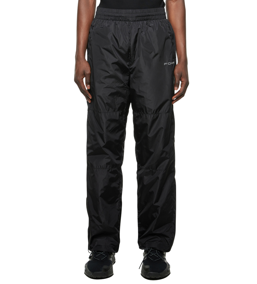 Sport Windbreaker Nylon Pants Black